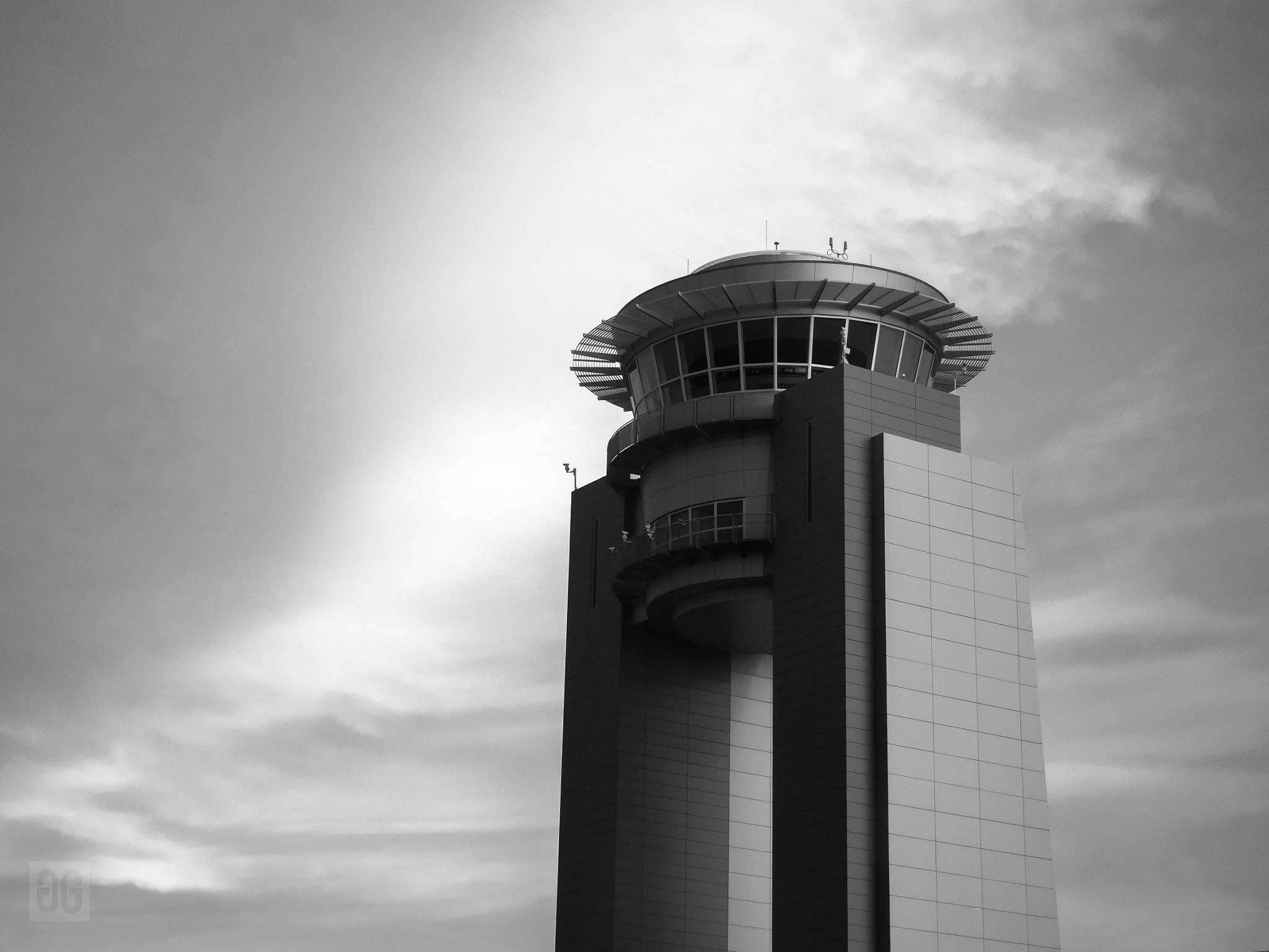 LUMIX G VARIO 12-60/F3.5-5.6 sample photo. Control tower photography