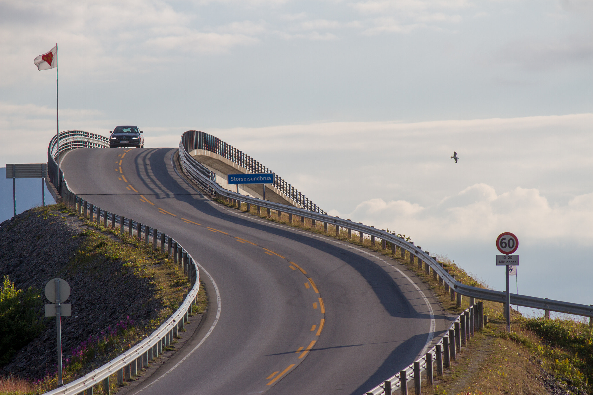 Canon EF-S 55-250mm F4-5.6 IS sample photo. Atlantic ocean road photography