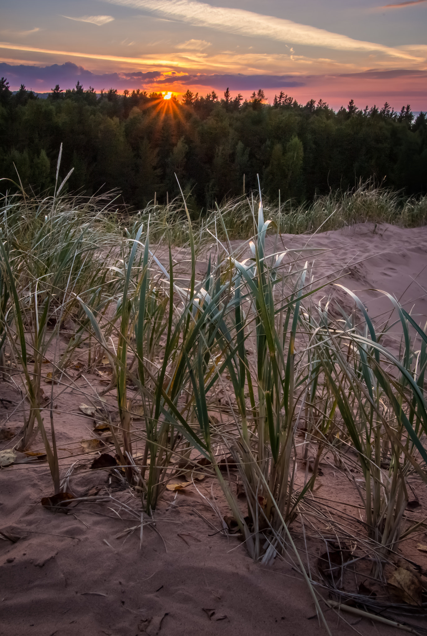 Canon EOS 100D (EOS Rebel SL1 / EOS Kiss X7) + Tamron 16-300mm F3.5-6.3 Di II VC PZD Macro sample photo. Sand dune sunset photography