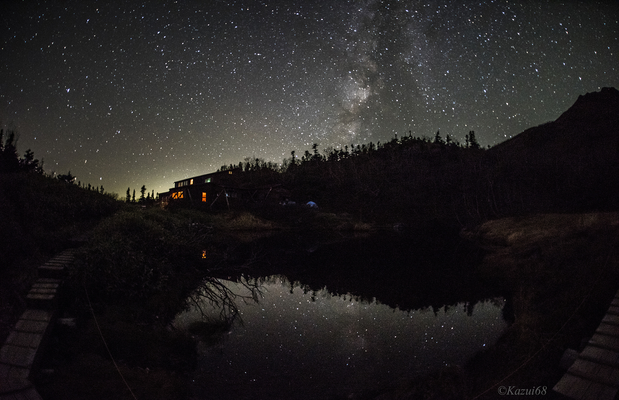 Nikon D810 + Sigma 15mm F2.8 EX DG Diagonal Fisheye sample photo. Star reflection photography