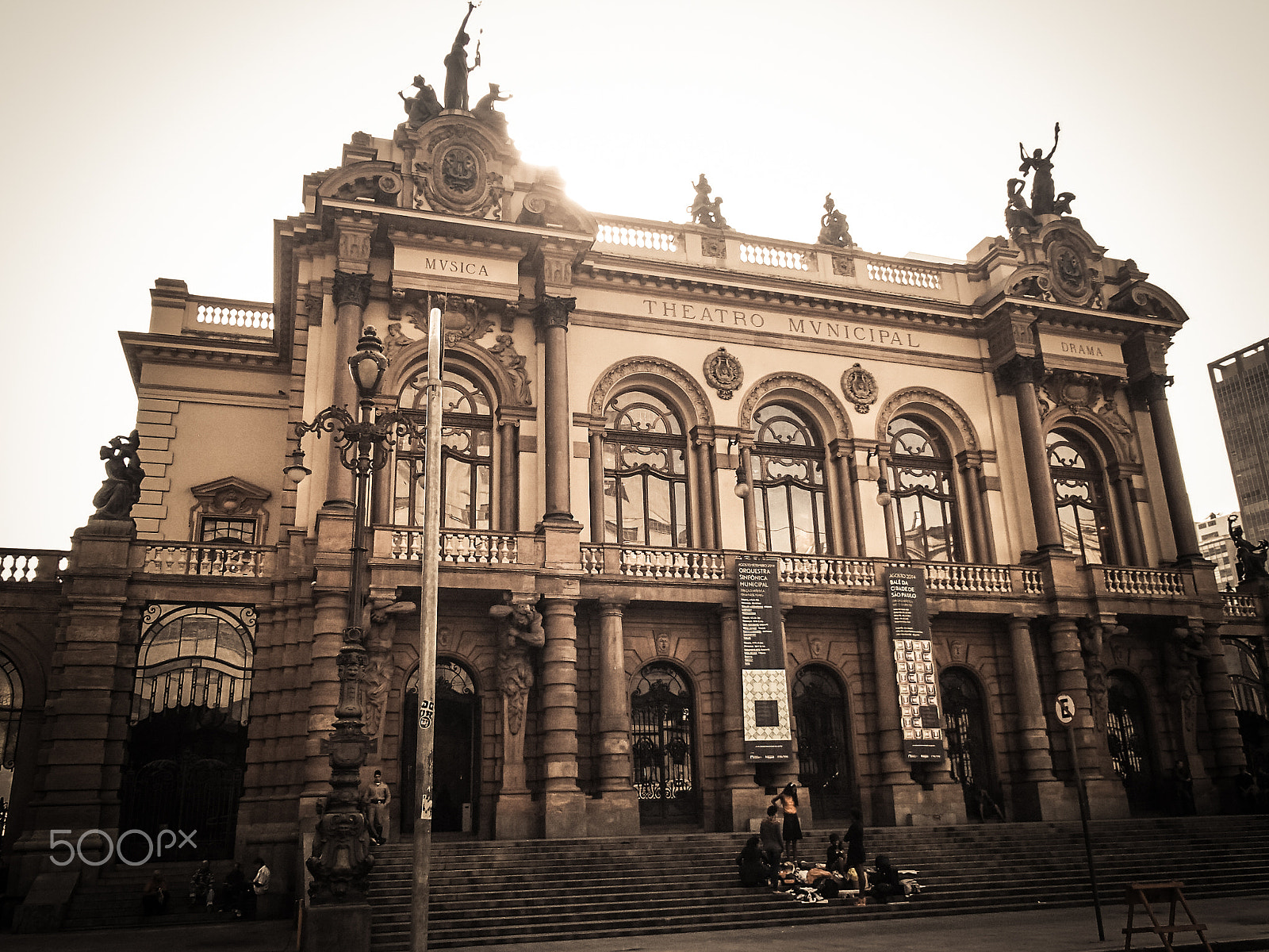 Olympus TG-620 sample photo. São paulo - teatro municipal photography