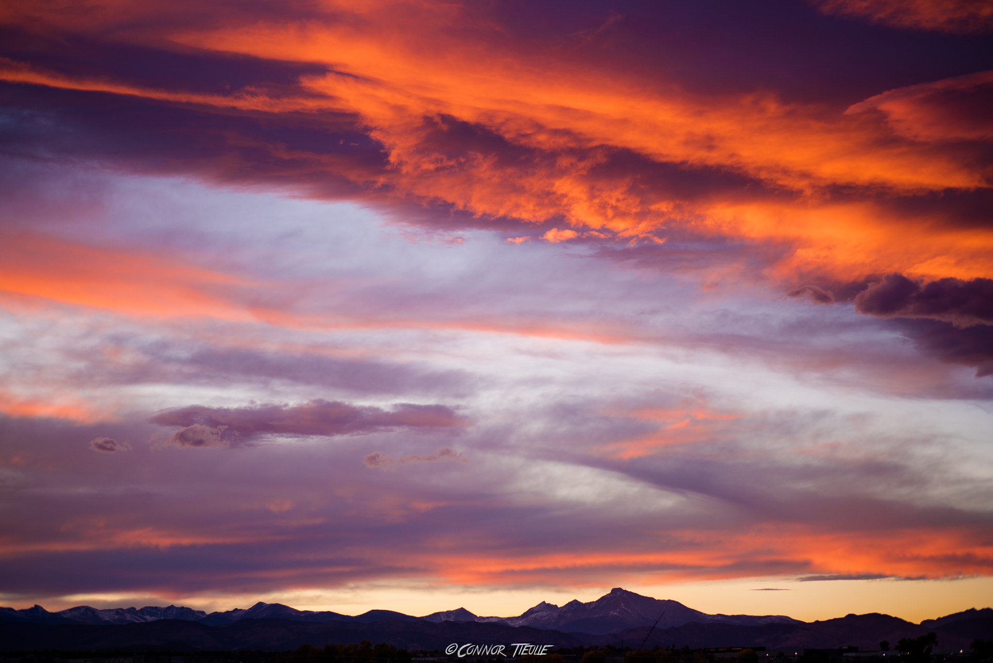 Sony a7S + Canon EF 85mm F1.8 USM sample photo. Ruby red sunset in colorado tonight photography