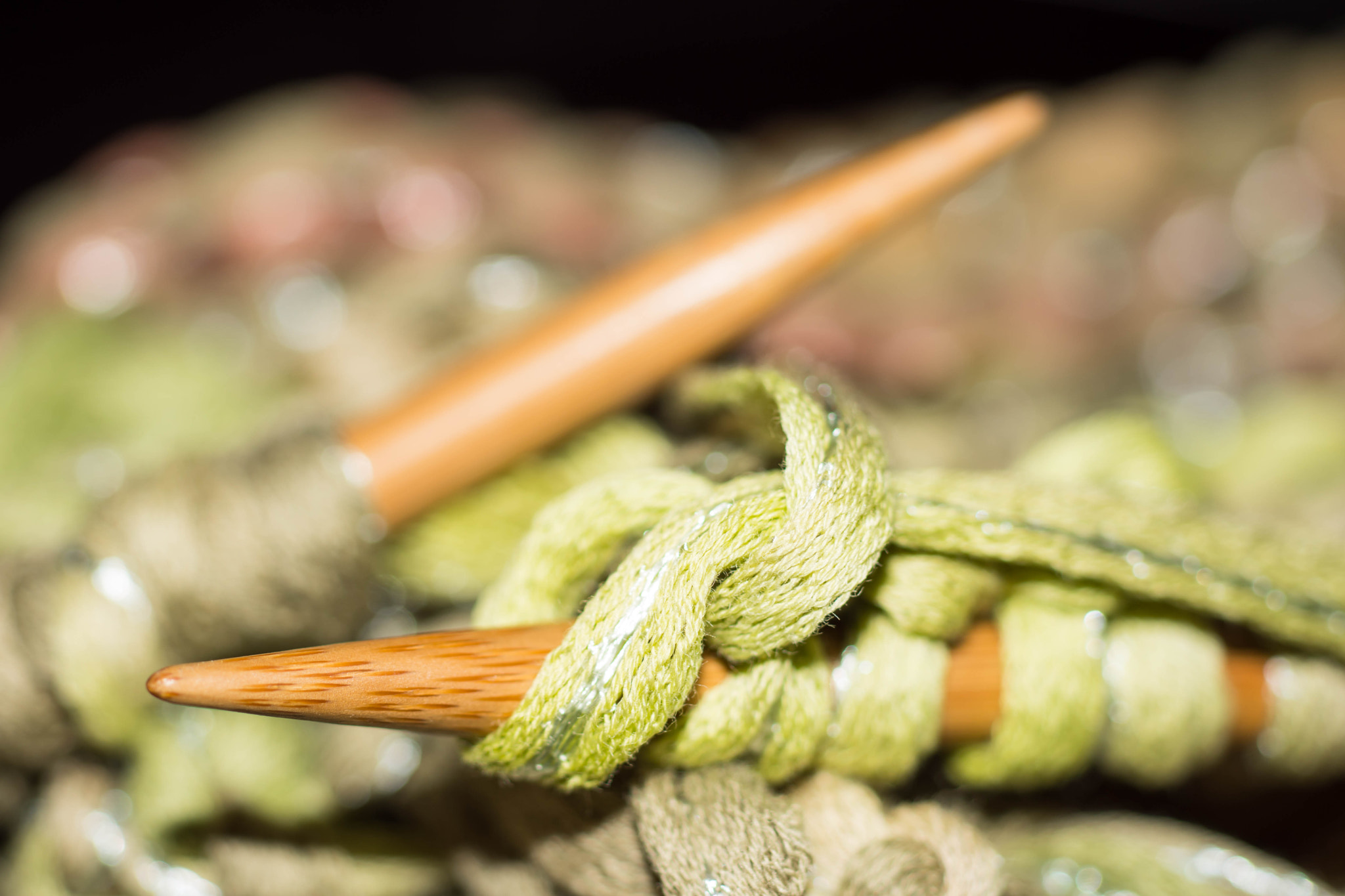 Sony SLT-A68 + MACRO 50mm F2.8 sample photo. Knitting time photography