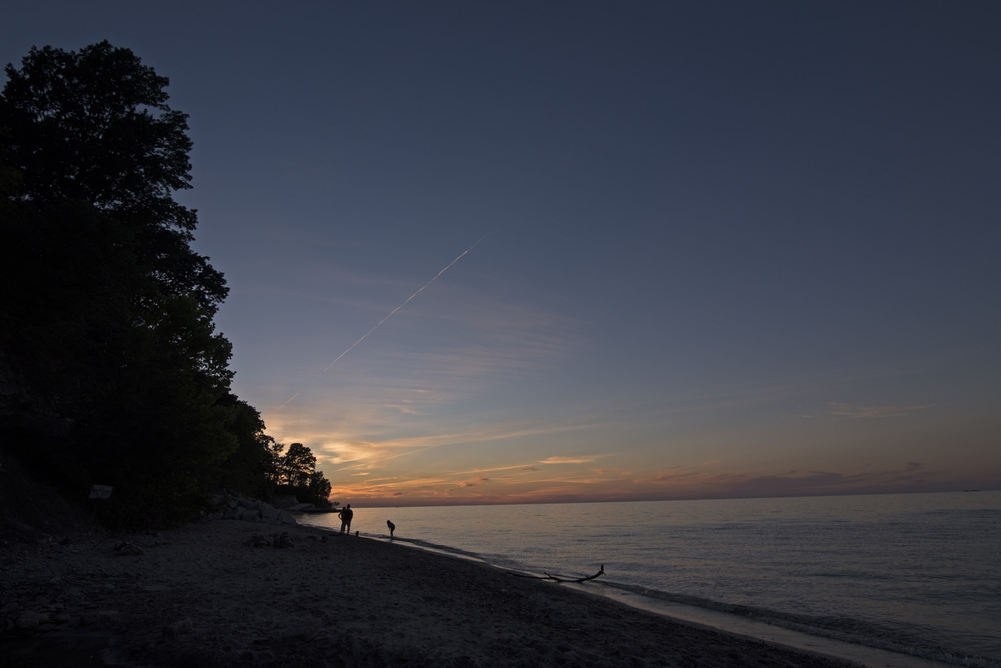 Nikon D750 sample photo. Sunset, lake erie photography
