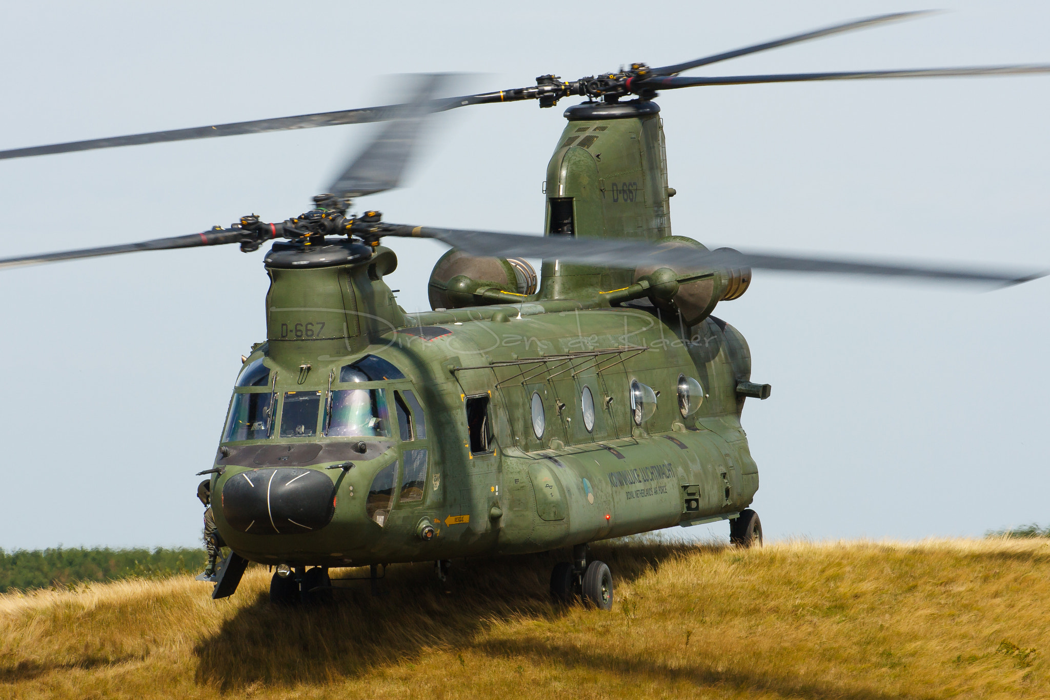 Canon EF 70-200mm F2.8L USM sample photo. Royal netherlands air force ch-47d chinook d-667 photography