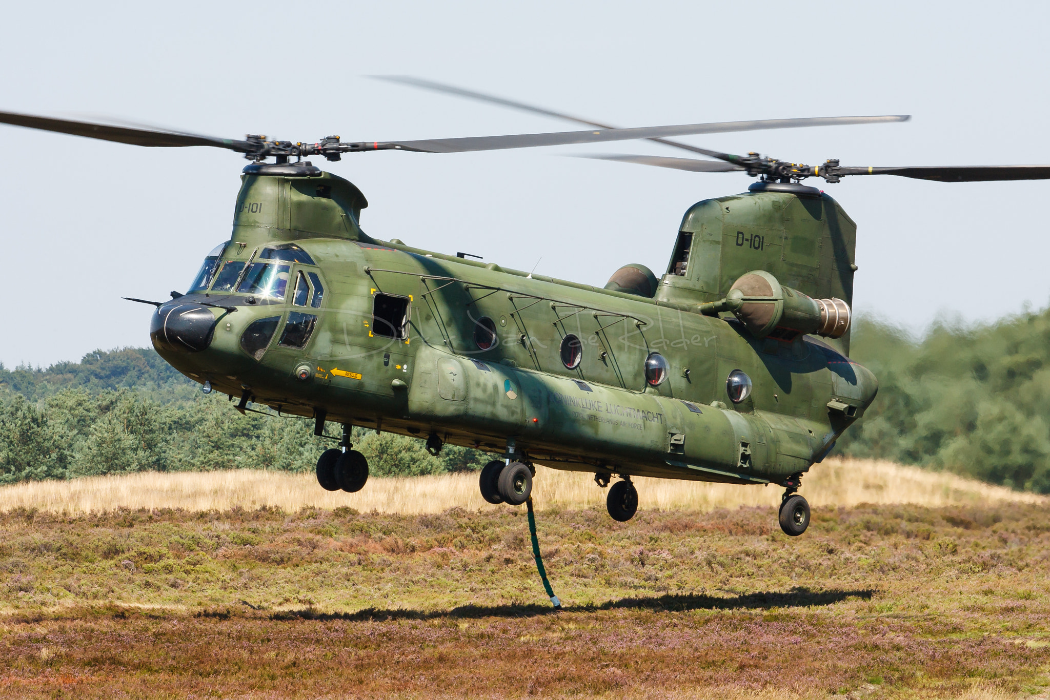 Canon EF 70-200mm F2.8L USM sample photo. Royal netherlands air force ch-47d chinook d-101 photography