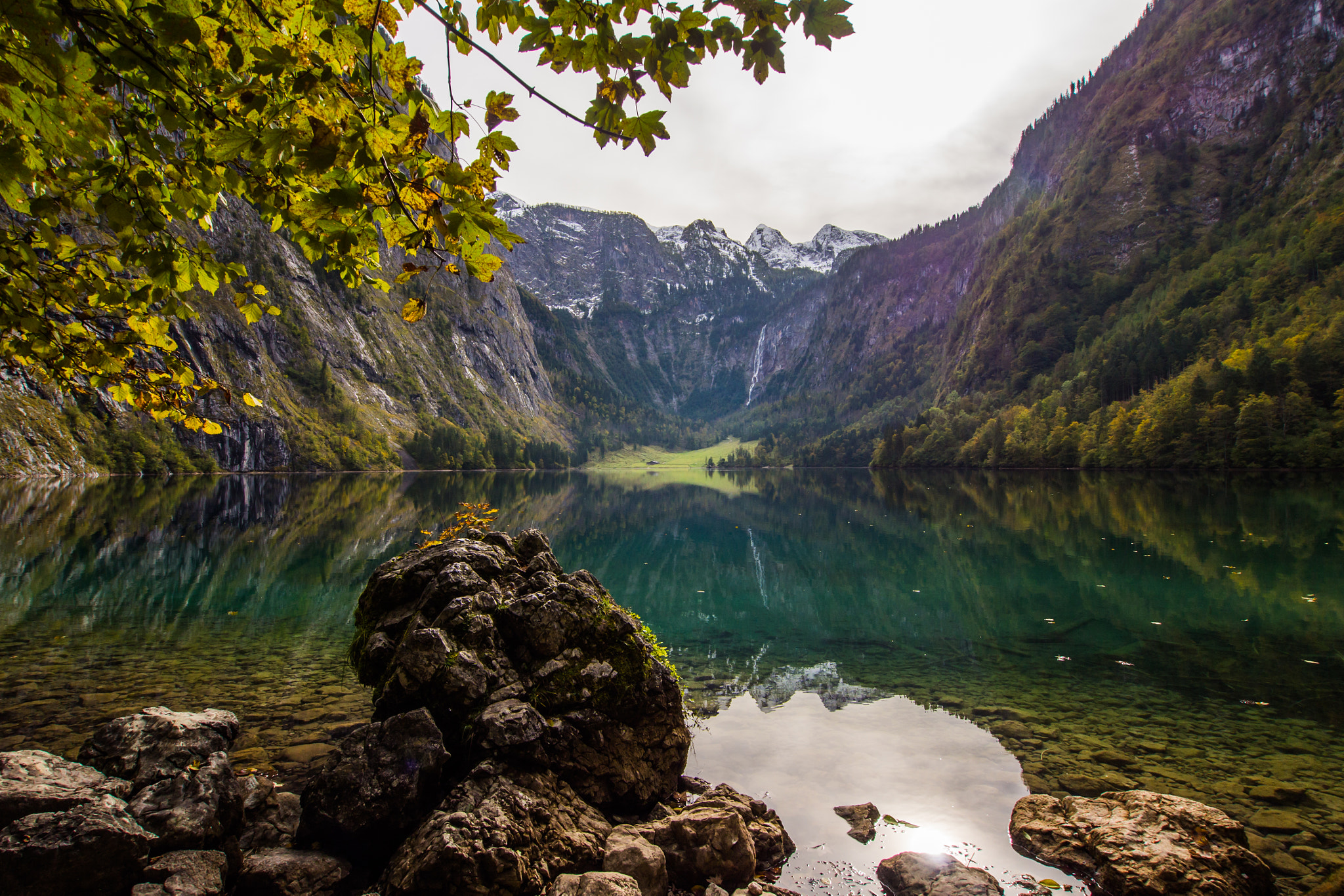 Panasonic Lumix DMC-GH3 + OLYMPUS M.9-18mm F4.0-5.6 sample photo. Obersee in germany photography