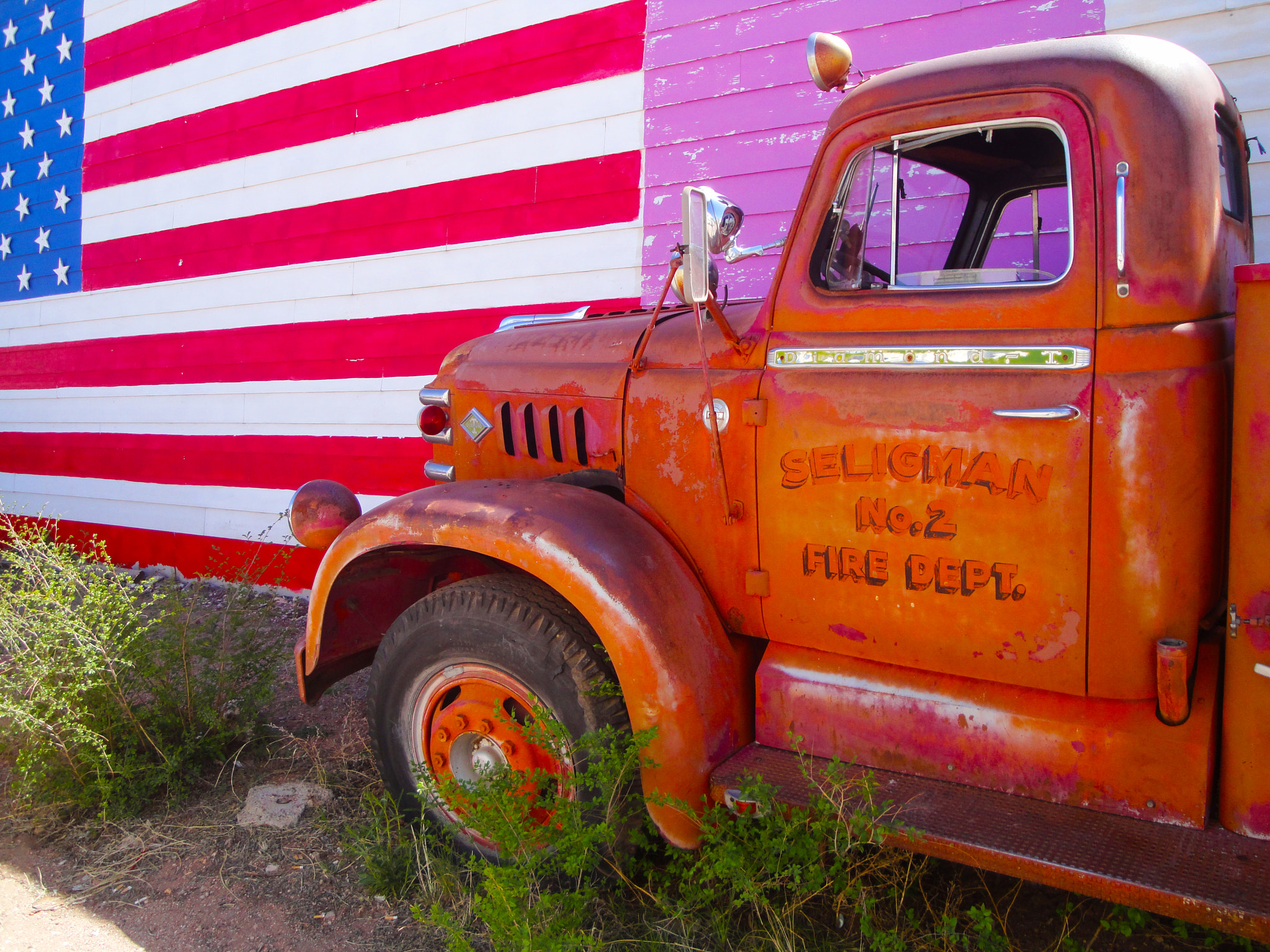 Sony DSC-W270 sample photo. Seligman, route 66, usa photography
