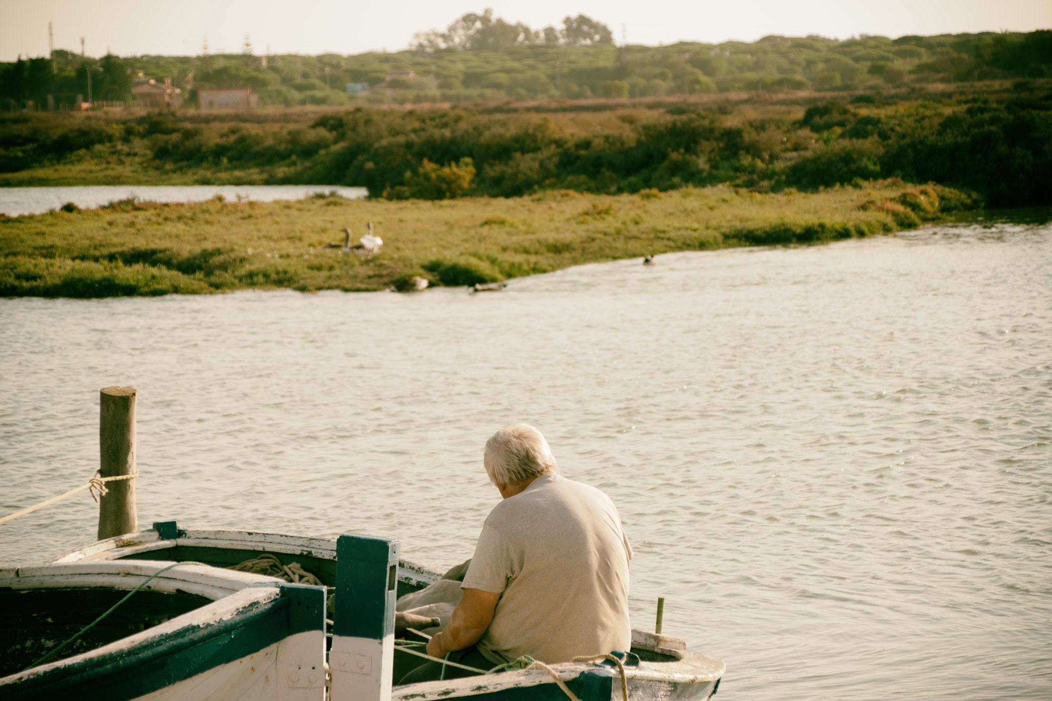 Sigma 28-300mm F3.5-6.3 DG Macro sample photo. Fisherman photography