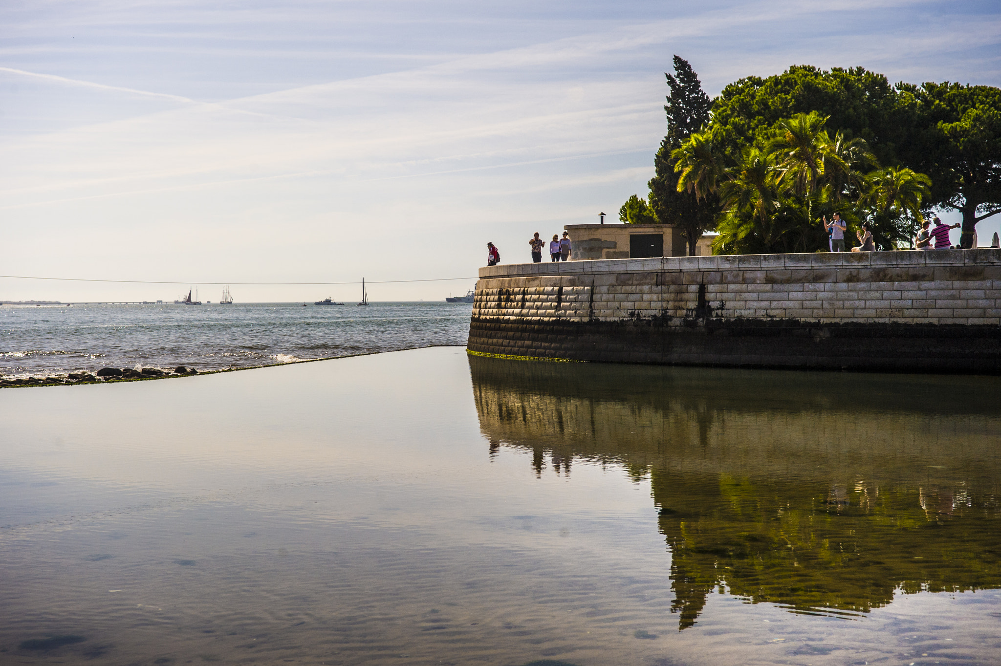 Nikon D3 sample photo. Reflections, where starts the ocean. photography