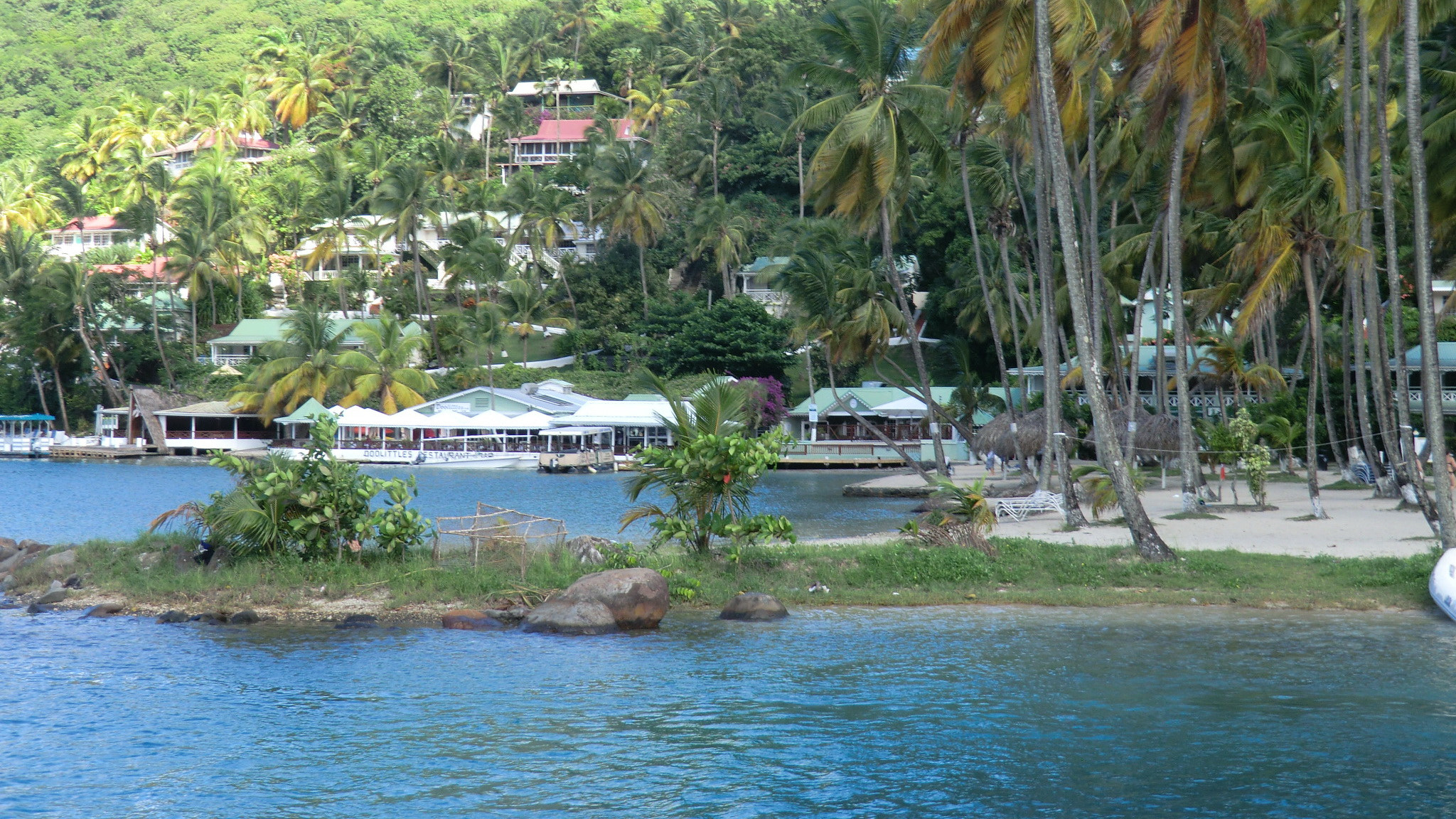 CASIO EX-H15 sample photo. Saint lucia : marego bay photography