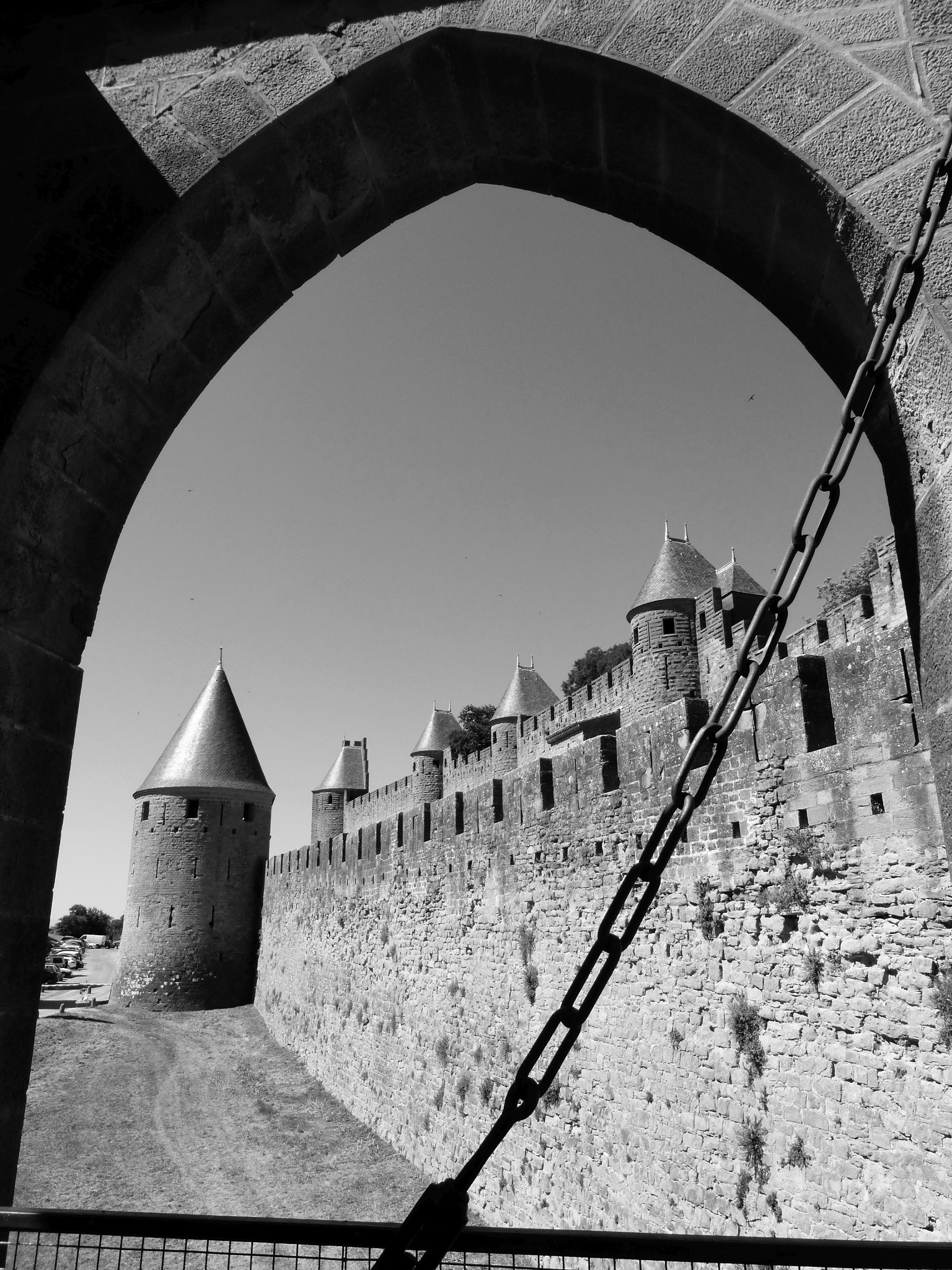 Panasonic DMC-TZ36 sample photo. Carcassonne gate photography