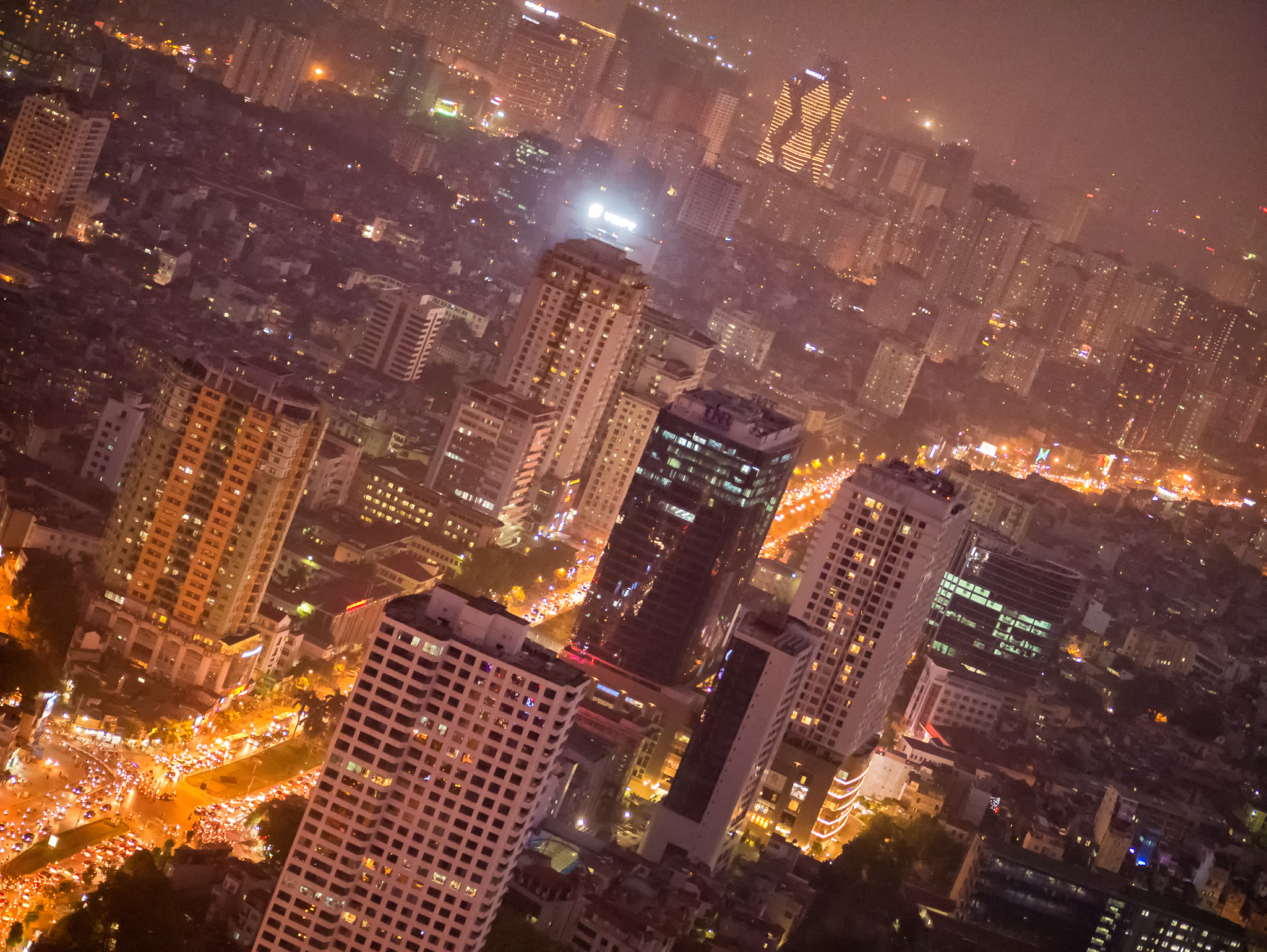 Panasonic Lumix DMC-G7 sample photo. Hanoi from above photography