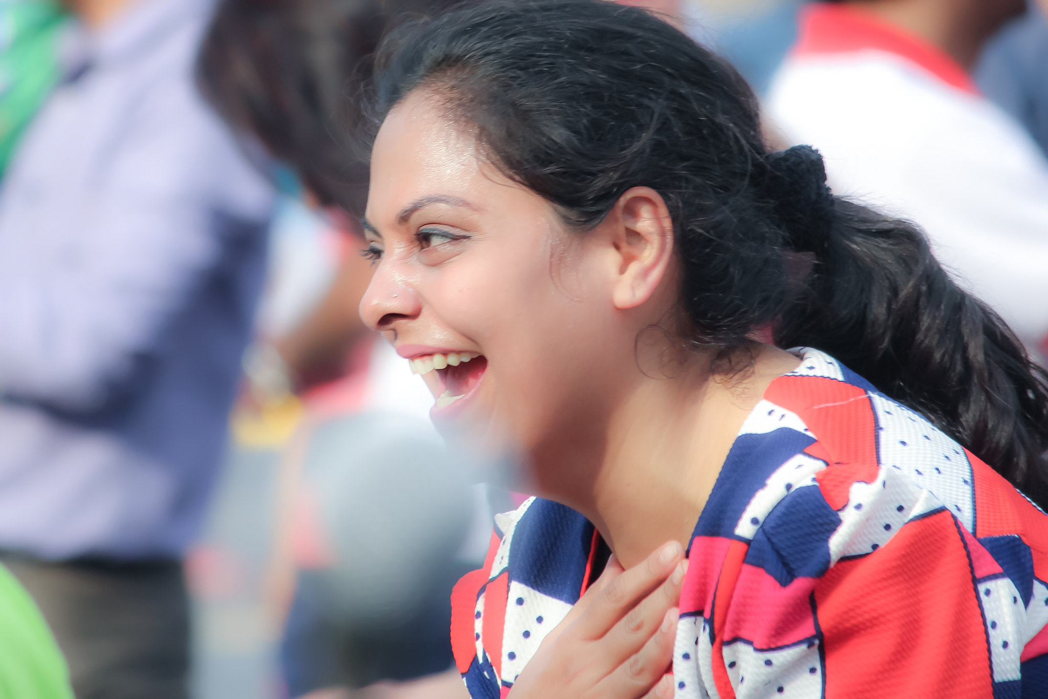 Canon EF-S 55-250mm F4-5.6 IS II sample photo. Laughter is best medicine photography