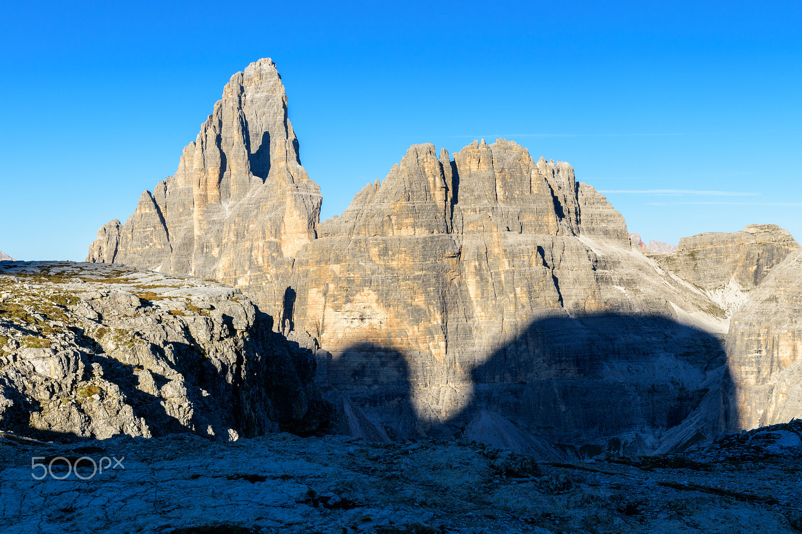 Nikon D5500 + Nikon AF-S DX Nikkor 16-80mm F2.8-4E ED VR sample photo. Drei zinnen and paternkofel (dolomites) photography