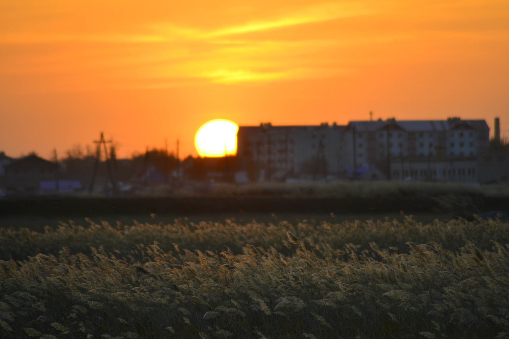 Nikon AF Nikkor 70-300mm F4-5.6G sample photo. Sunset photography