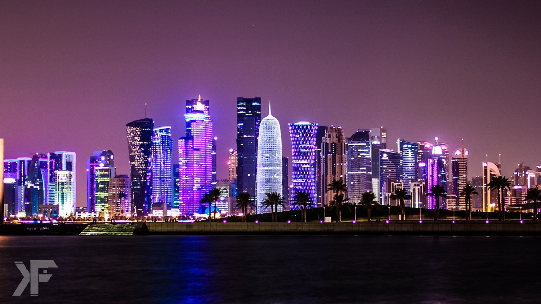 Canon EF 28-300mm F3.5-5.6L IS USM sample photo. Doha towers, qatar photography