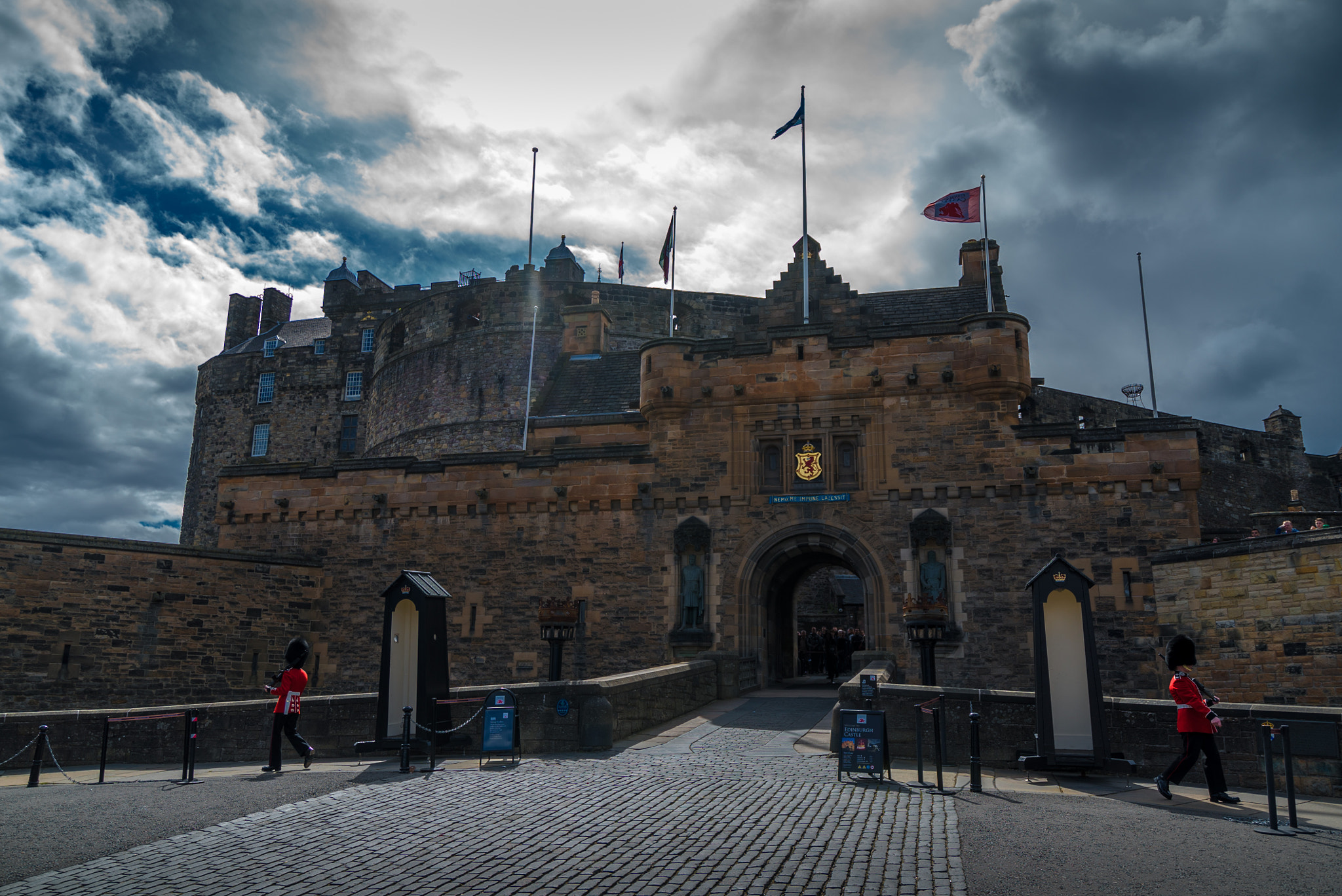Sony a7S sample photo. Edinburgh castle photography