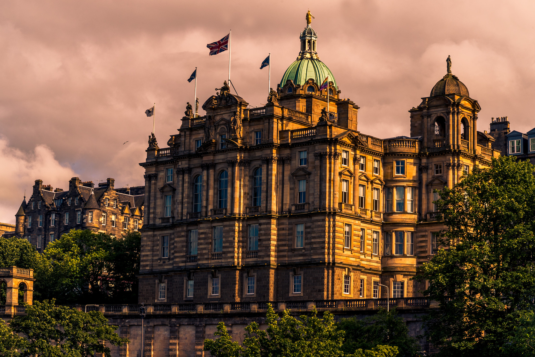 Sony a7S + Sony FE 90mm F2.8 Macro G OSS sample photo. Edinburgh hotel photography