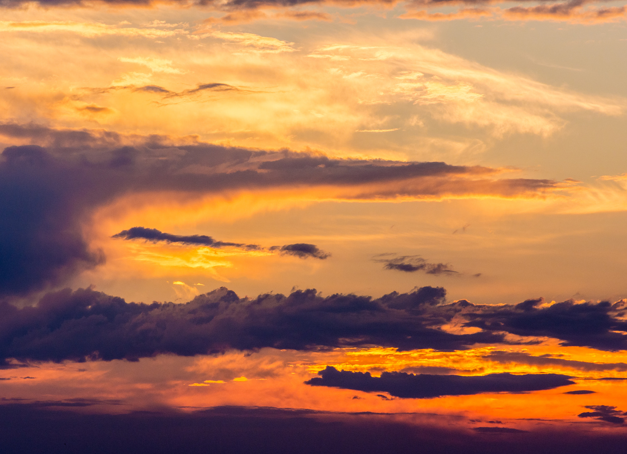 Sigma 70-300mm F4-5.6 APO DG Macro sample photo. Golden clouds  photography