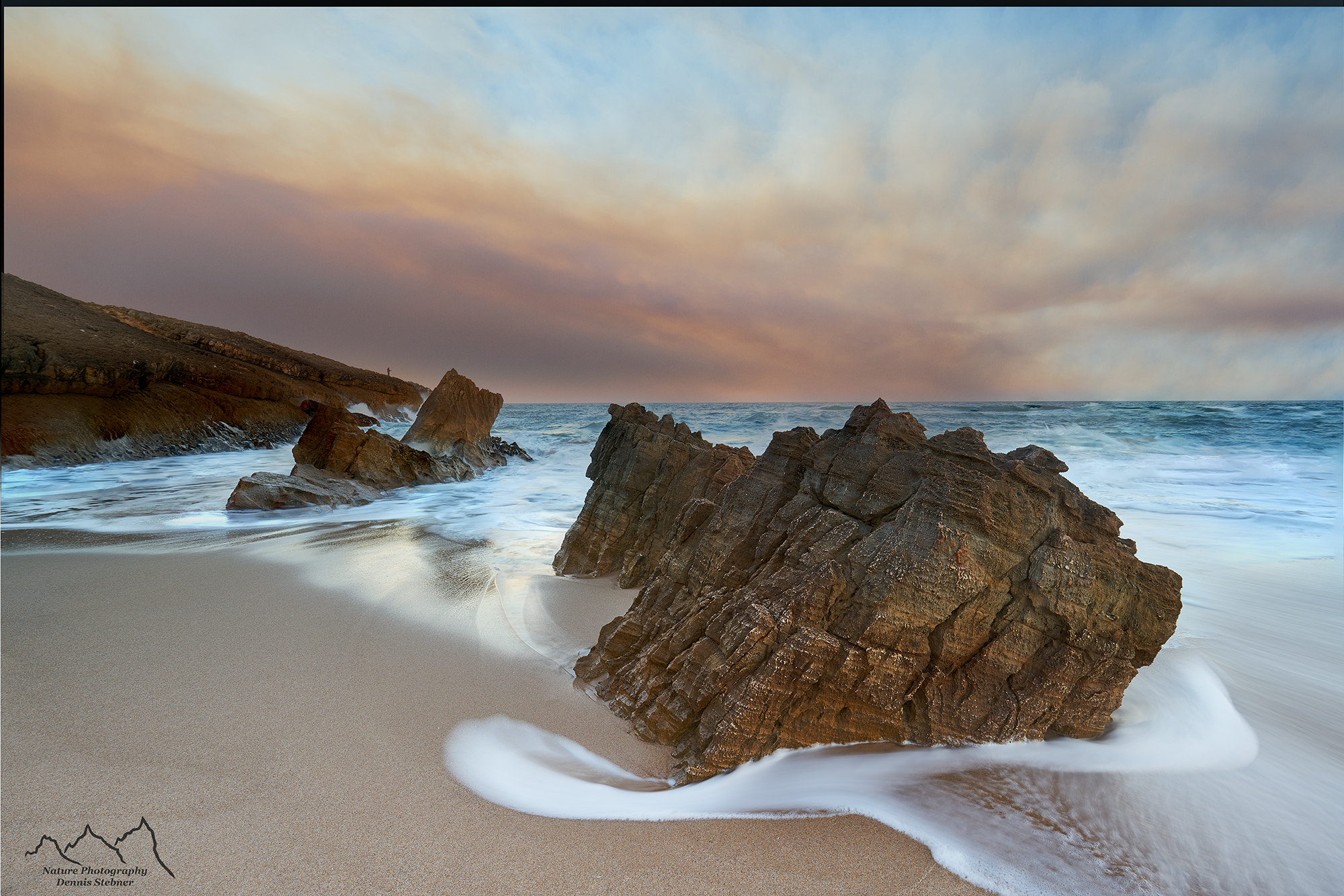 Sony a7R II + Sony DT 50mm F1.8 SAM sample photo. Forest fire sky at the beach photography