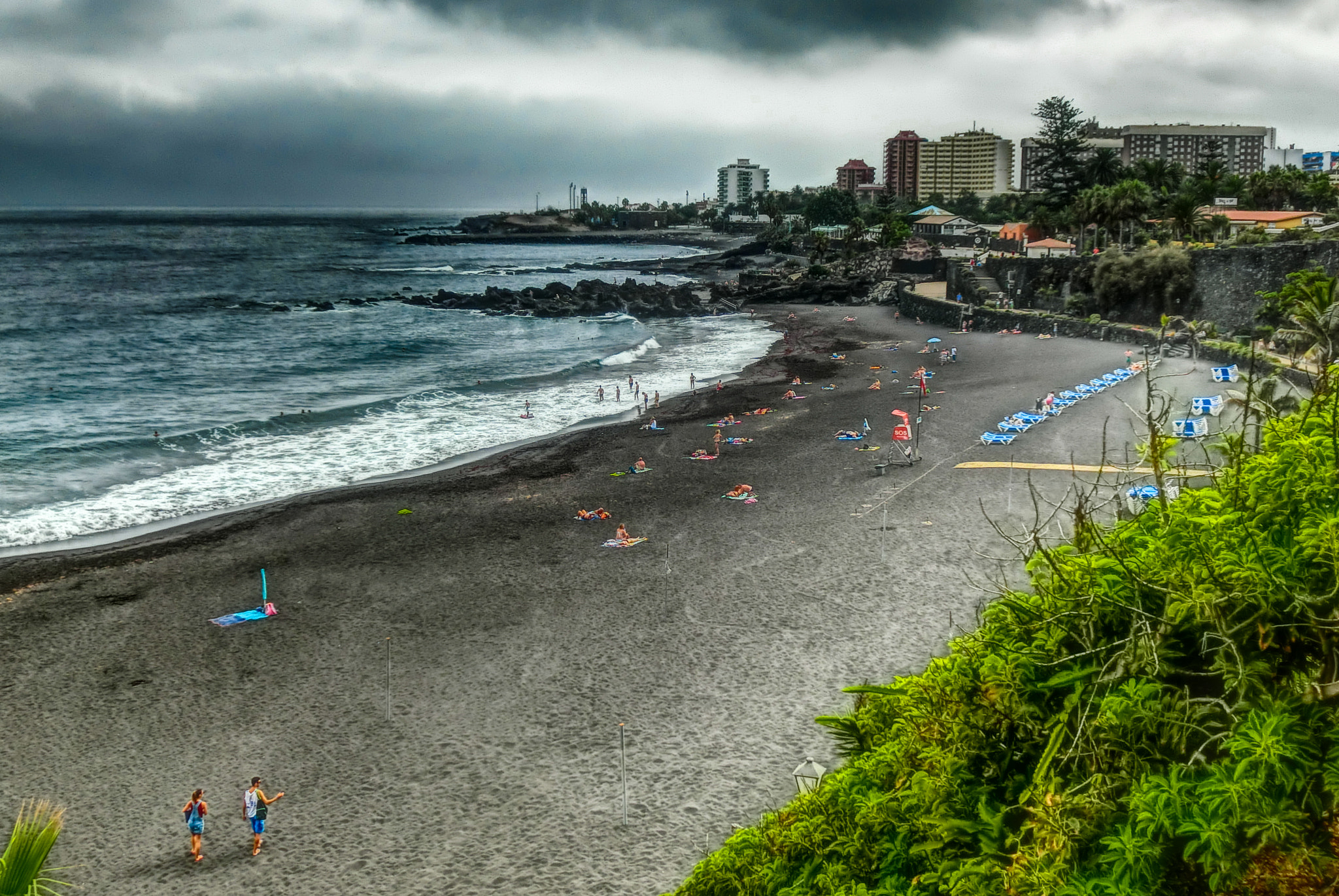 CASIO EX-ZR500 sample photo. Playa jardin @ puerto de la cruz @ tenerife photography