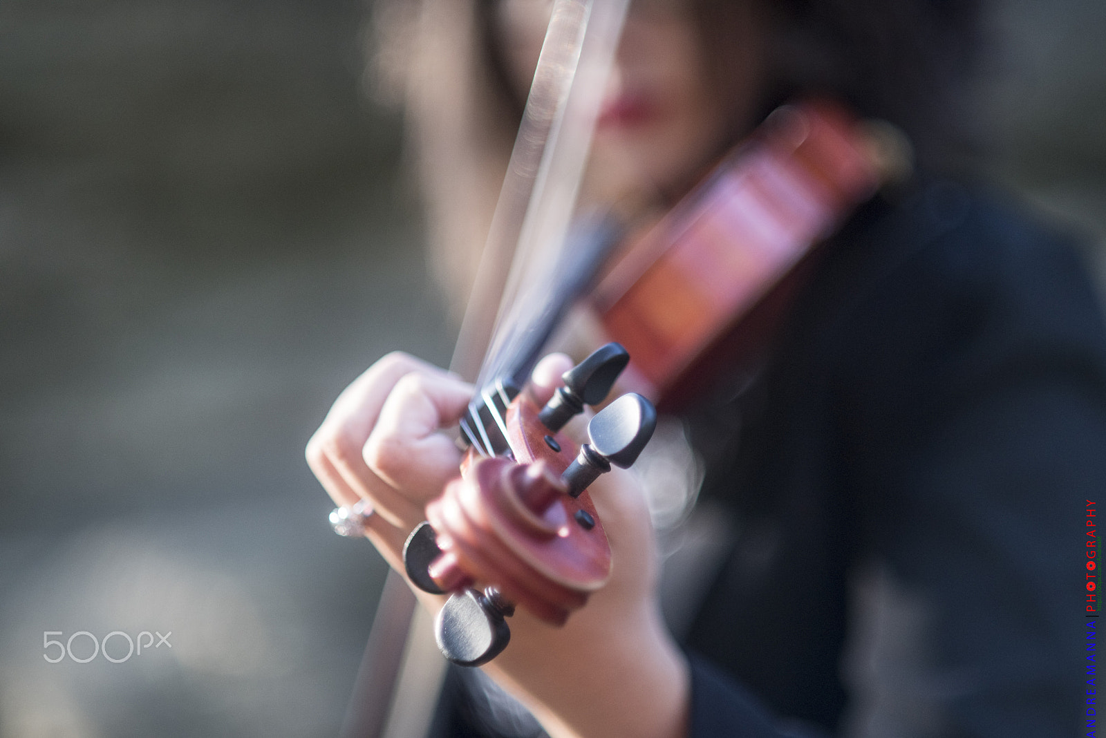 Nikon D750 + AF Nikkor 85mm f/1.8 sample photo. Violinist iv photography