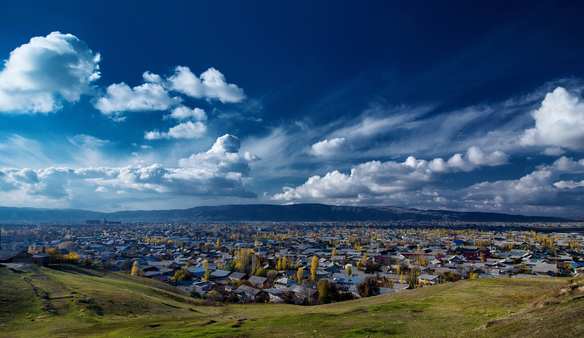Tokina AT-X Pro 12-24mm F4 (IF) DX sample photo. View of the jalal-abad city. kyrgyzstan photography