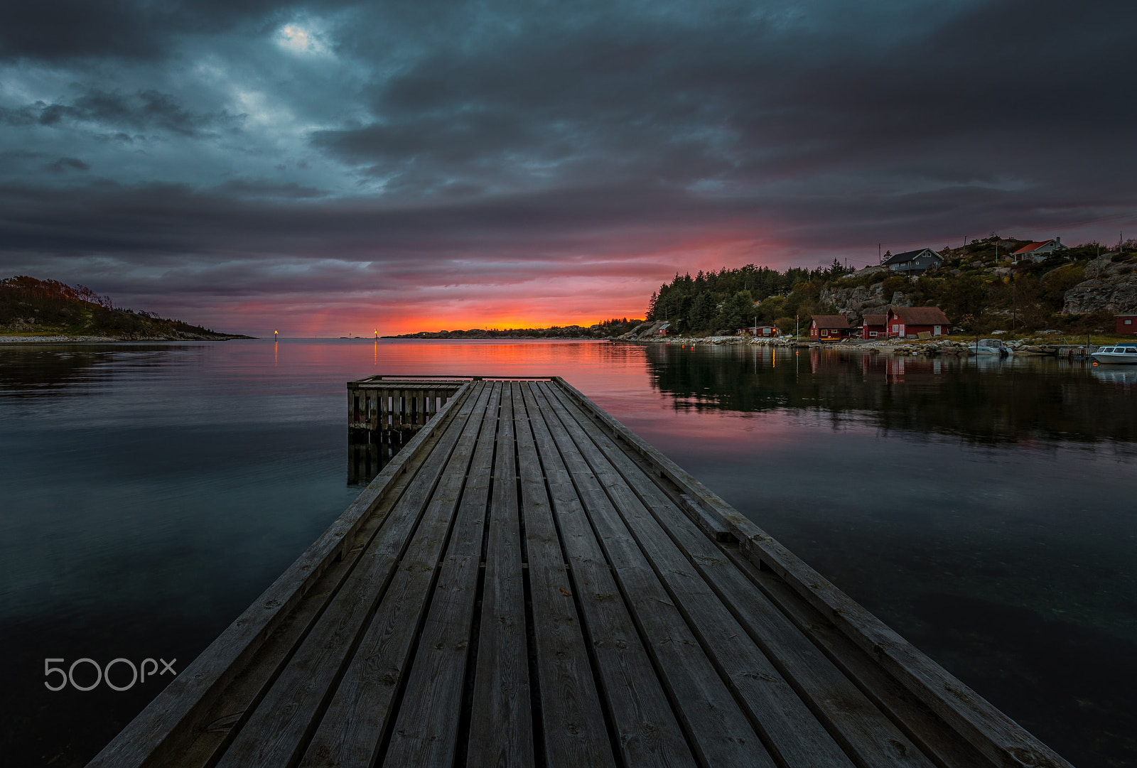 Sony a7R II + Canon EF 300mm f/2.8L sample photo. Sunset hellvik norway photography