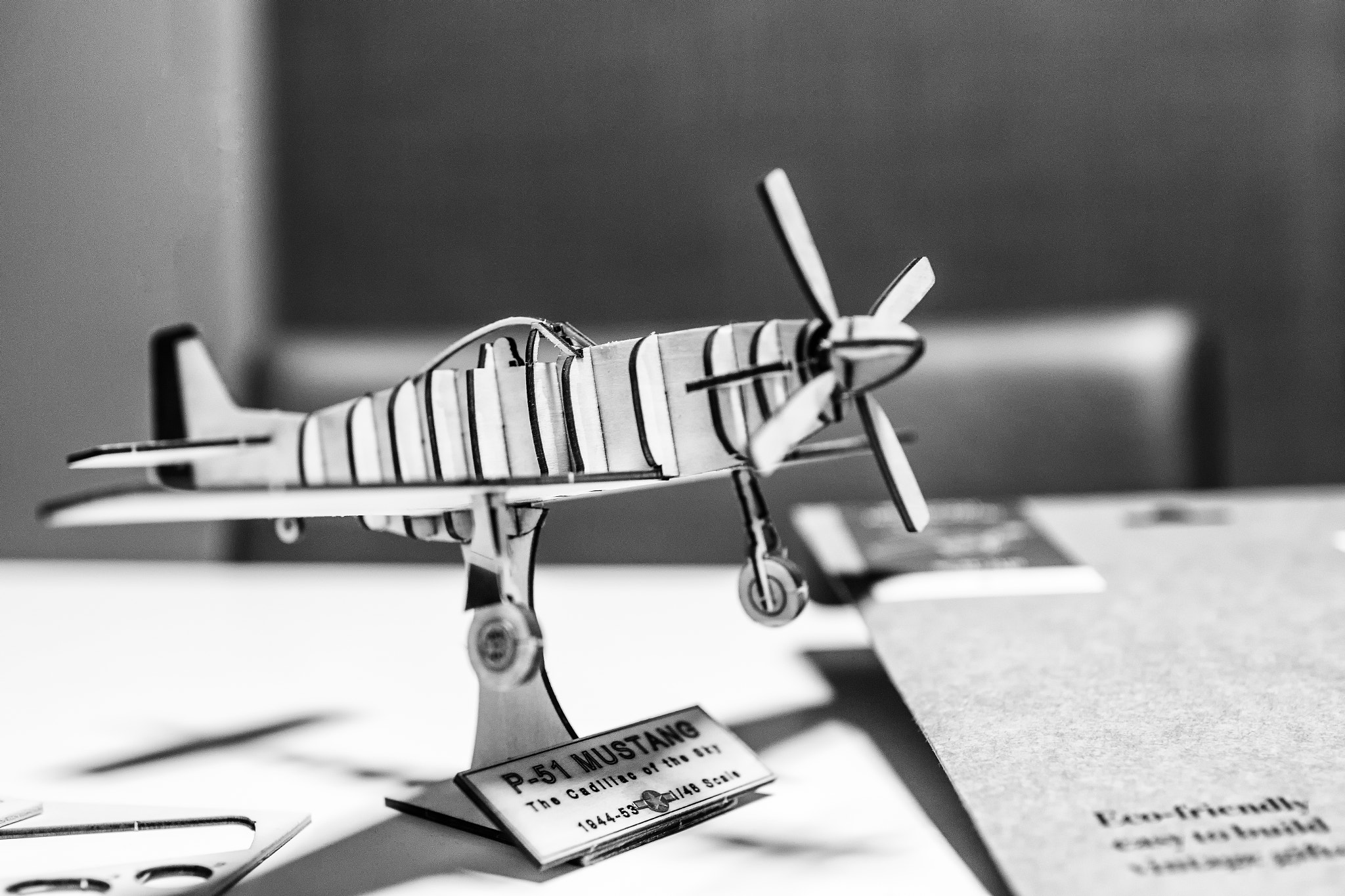 Sigma 30mm F1.4 EX DC HSM sample photo. Woodcraft p51 mustang photography