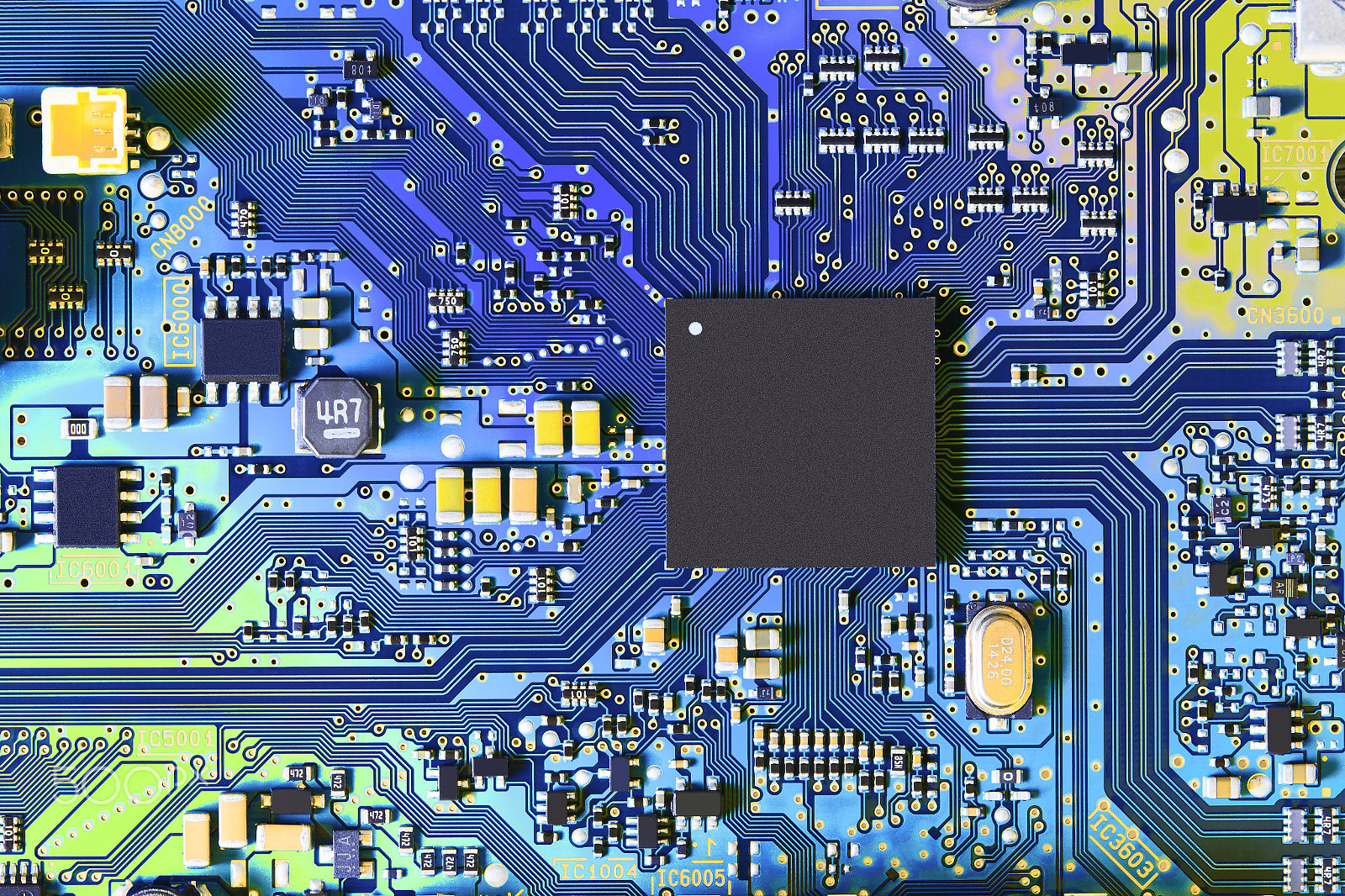 Canon EF 100mm F2.8 Macro USM sample photo. Electronic circuit board close up. photography
