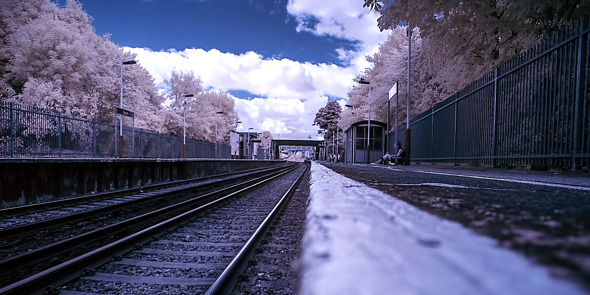 Nikon D70 sample photo. Train station photography