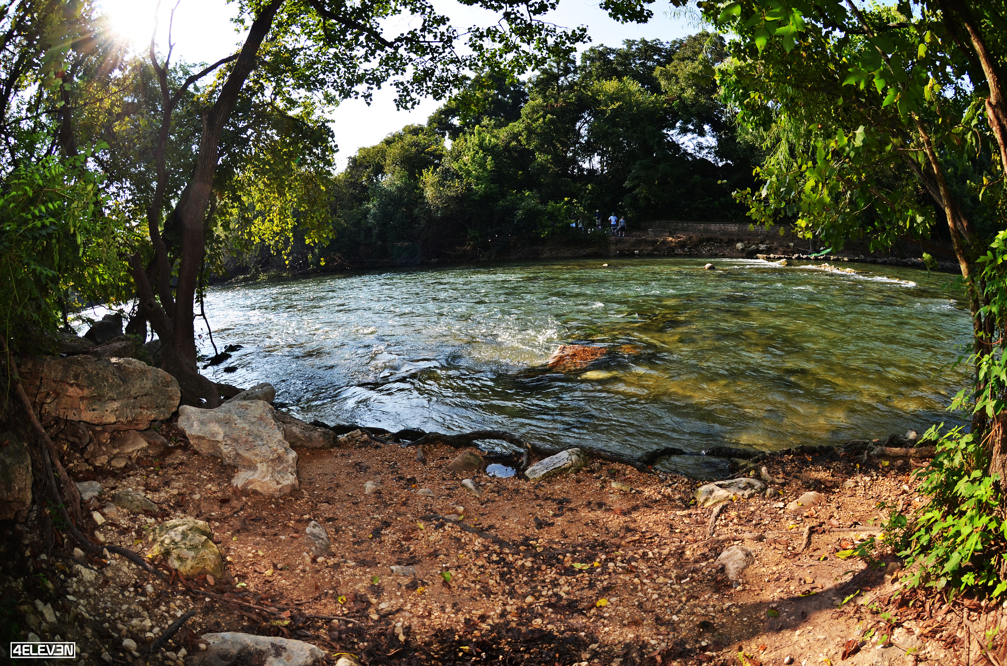 Nikon AF DX Fisheye-Nikkor 10.5mm F2.8G ED sample photo. Barton springs austin photography