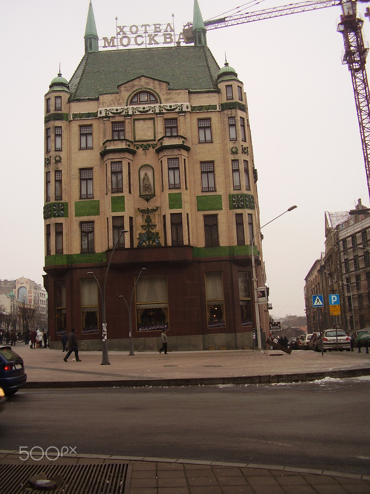 Olympus FE115,X715 sample photo. Beograd - hotel moskva, srbija photography
