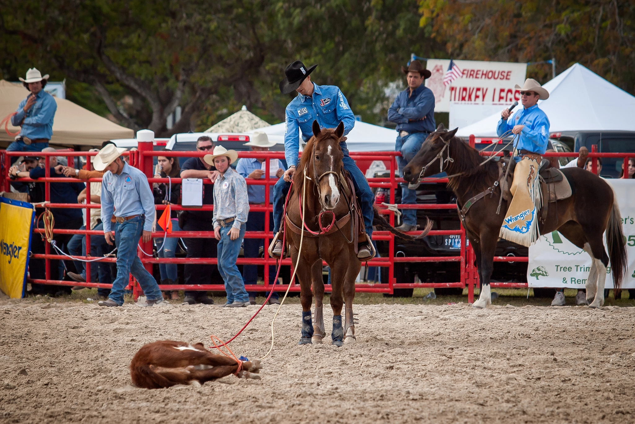 Olympus E-620 (EVOLT E-620) sample photo. Tie down roping photography