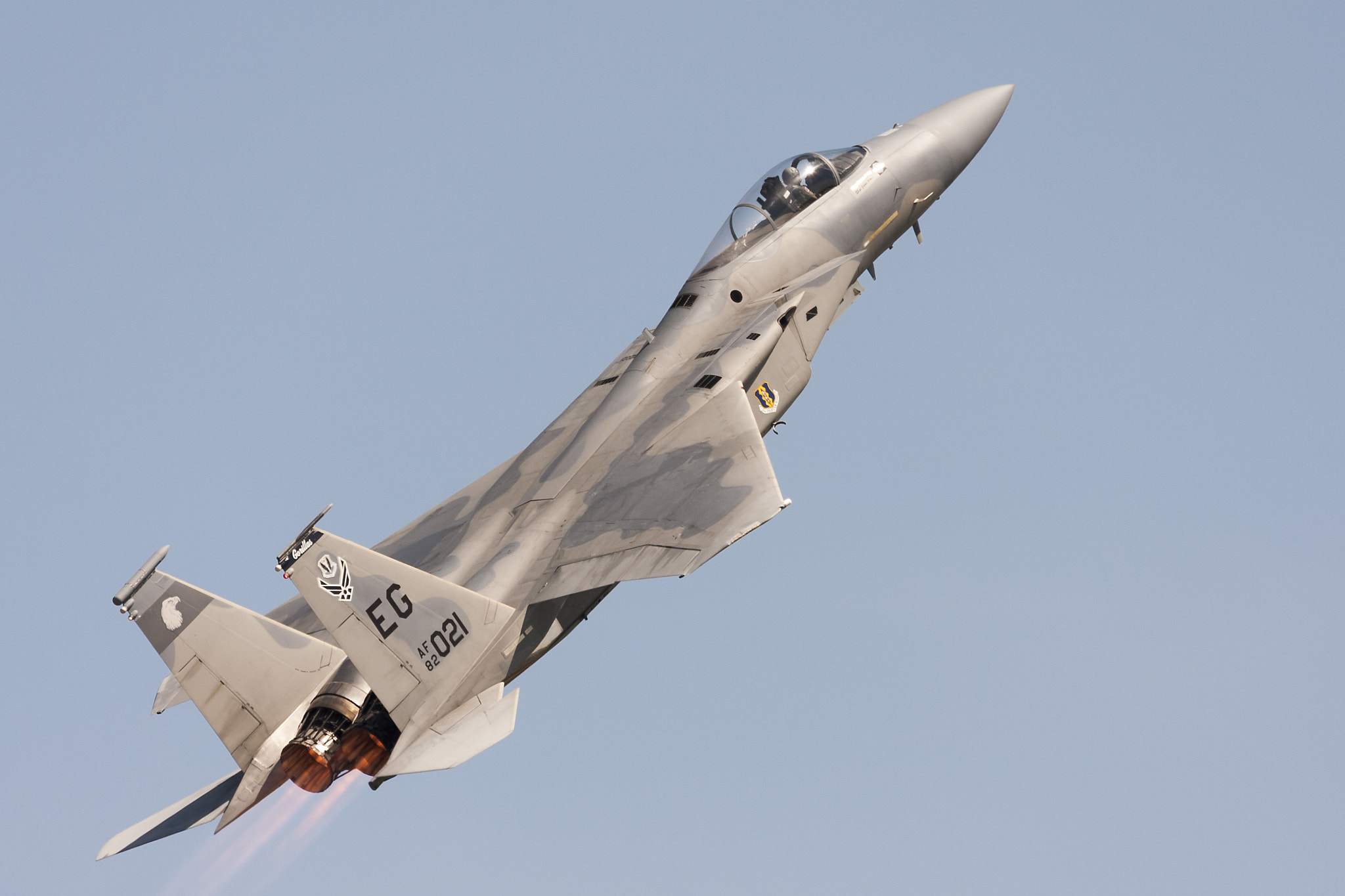 Canon EF 100-400mm F4.5-5.6L IS USM sample photo. F-15 eagle photography