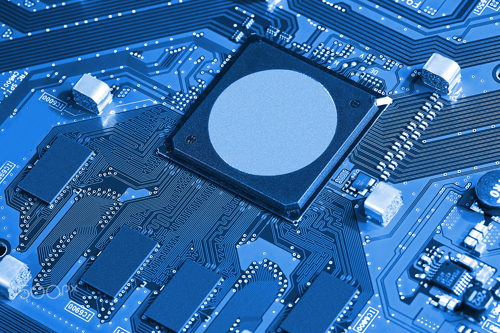 Canon EF 100mm F2.8 Macro USM sample photo. Electronic circuit board close up. photography