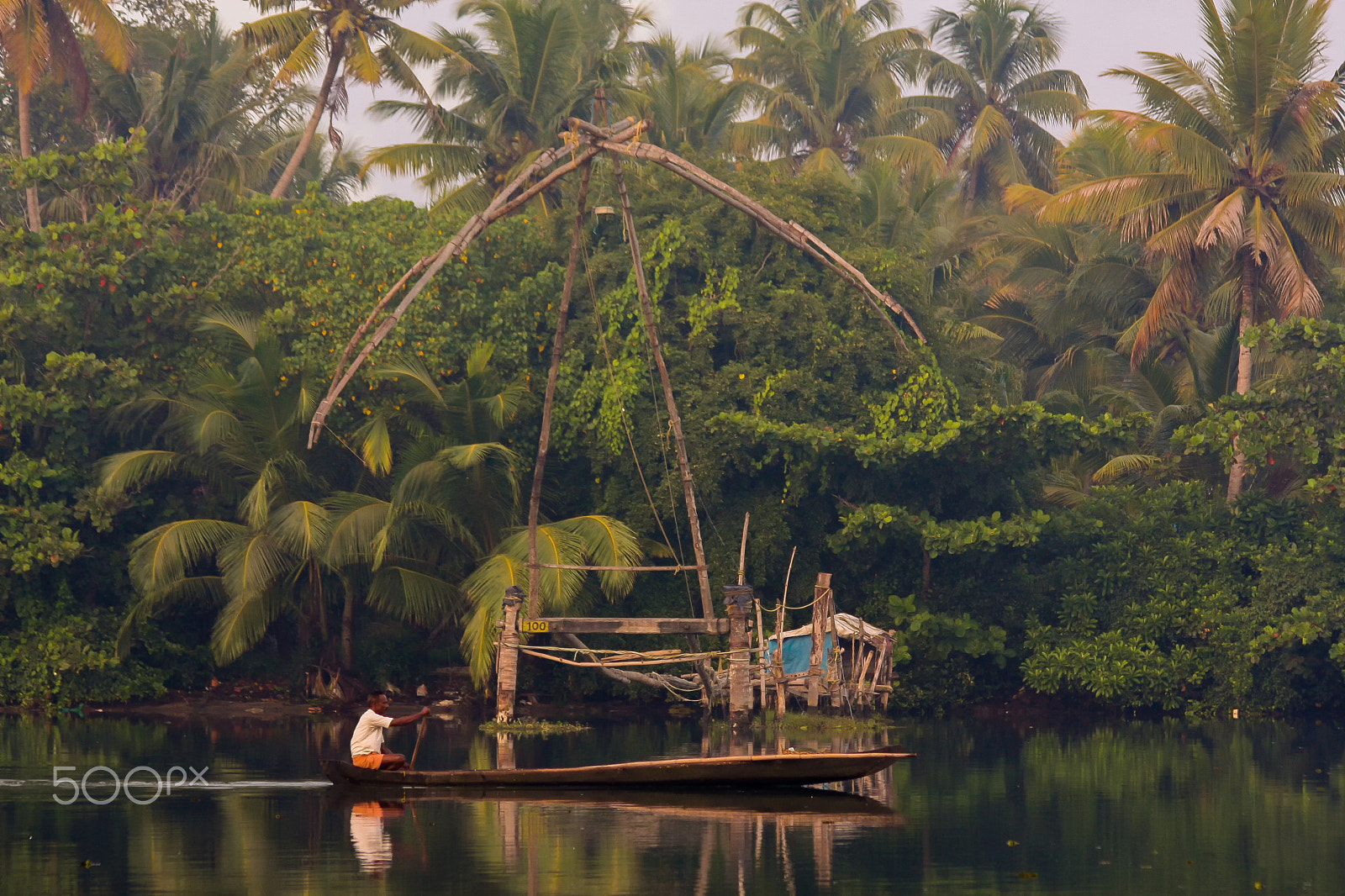 Canon EF 75-300mm F4.0-5.6 IS USM sample photo. Fisher of the backwaters photography