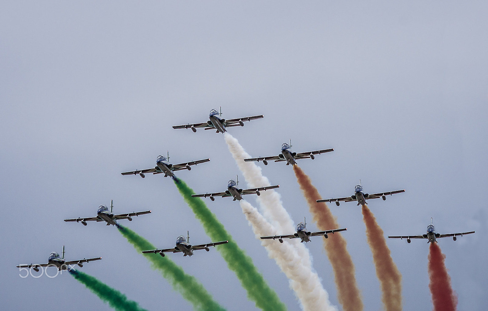 smc PENTAX-DA L 55-300mm F4-5.8 ED sample photo. Frecce tricolori photography