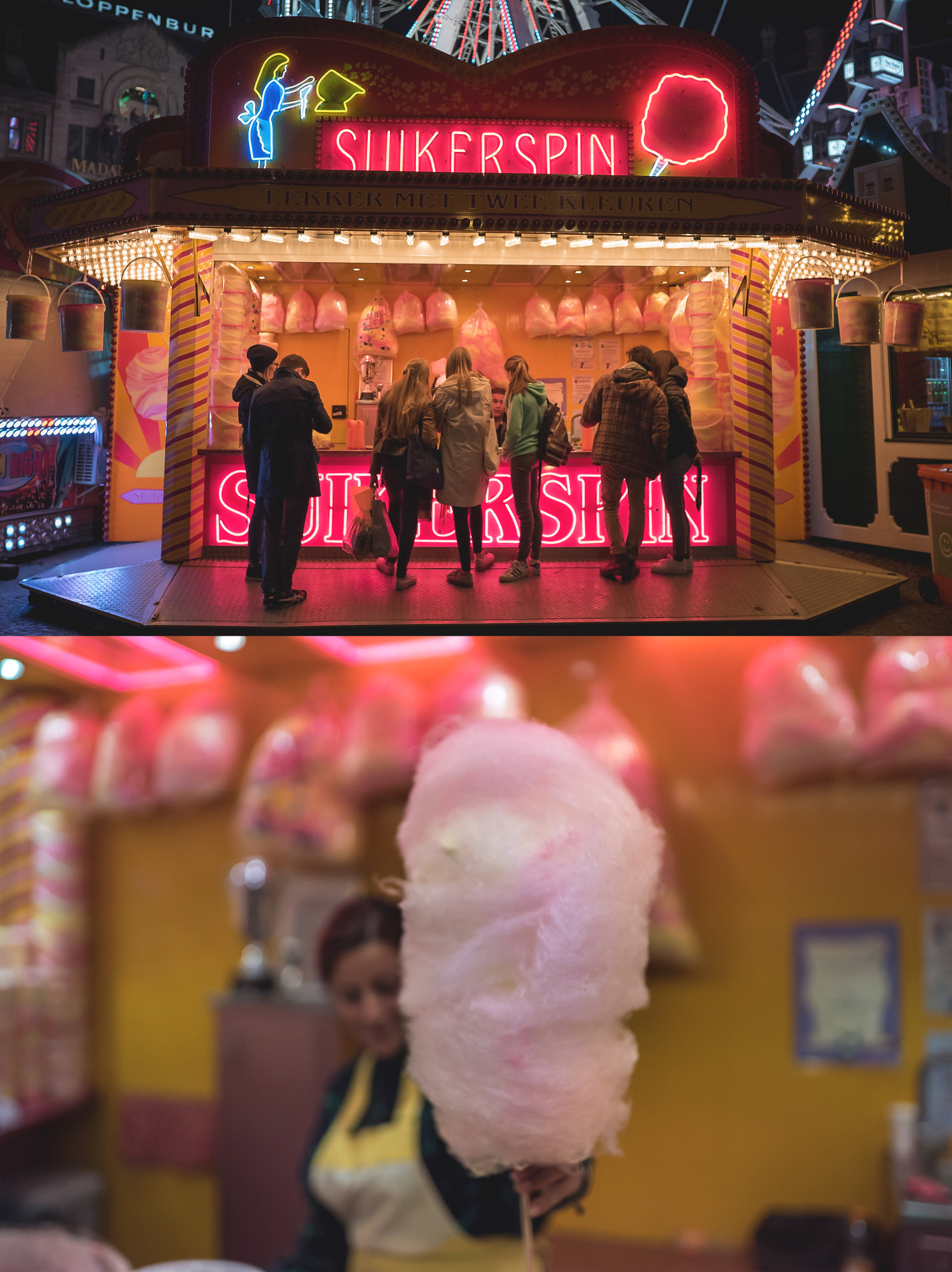 E 35mm F1.4 sample photo. Cotton candy photography