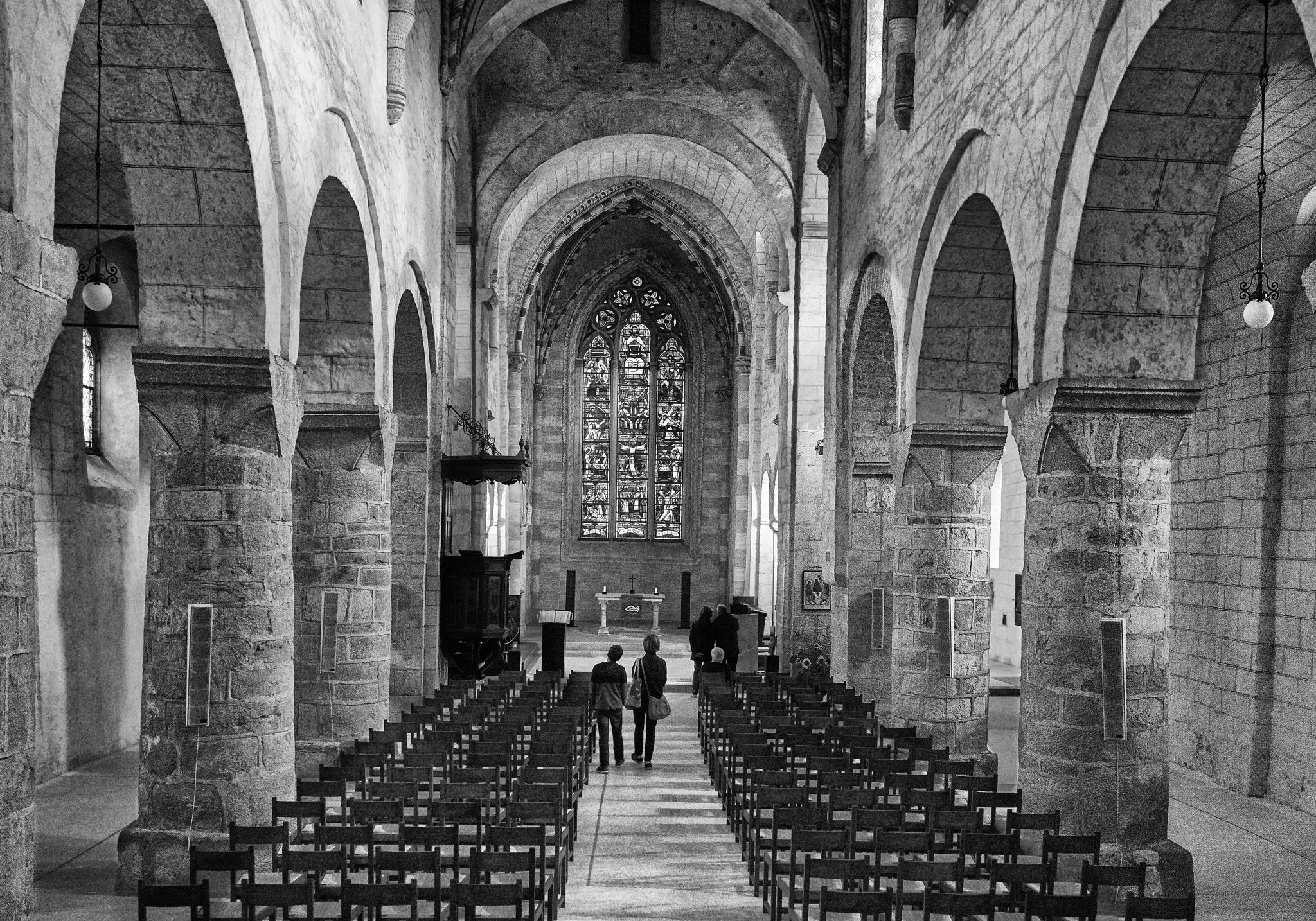 Sony Sonnar T* FE 35mm F2.8 ZA sample photo. Abbatiale de romainmôtier, switzerland photography