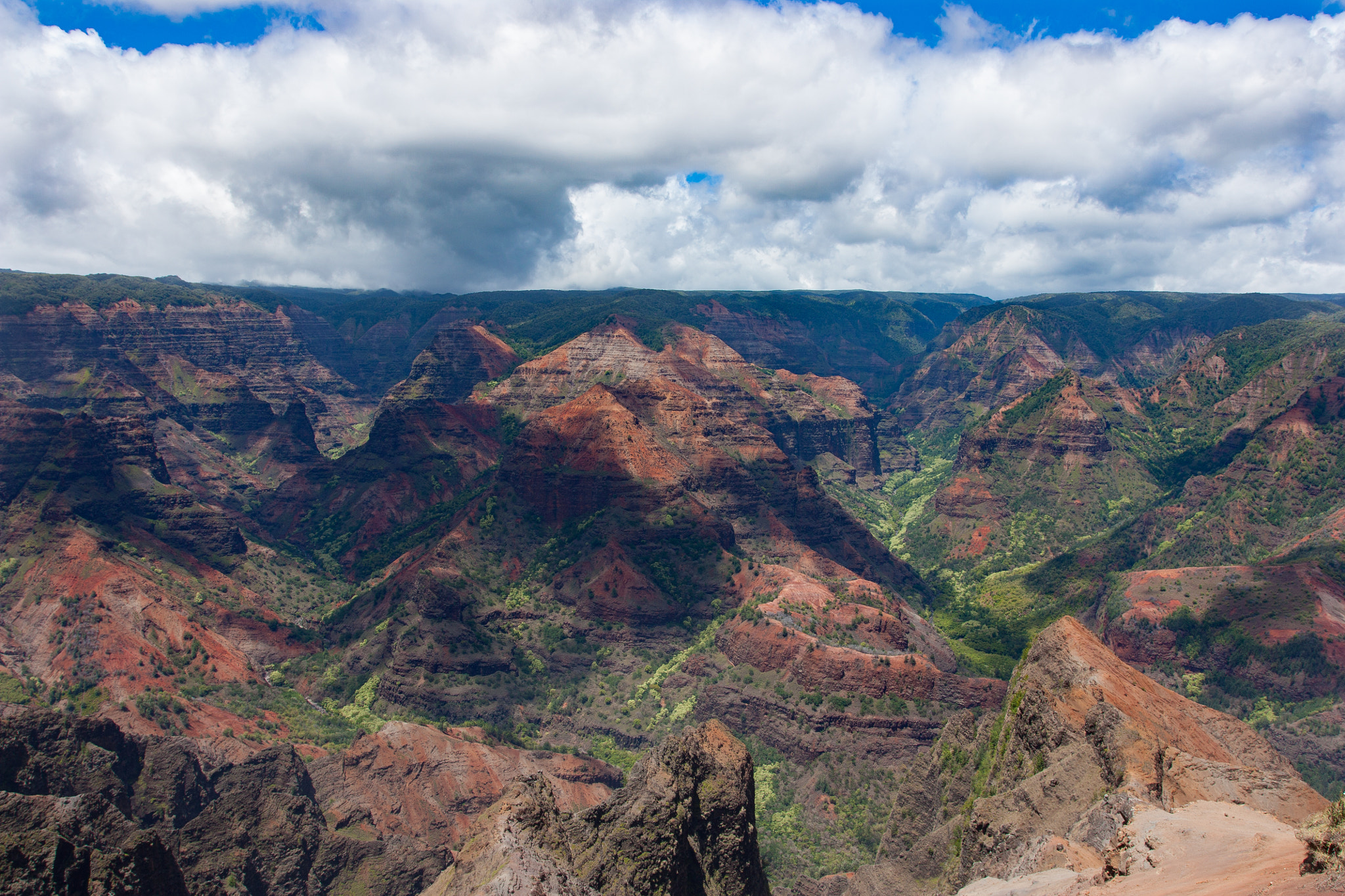 Canon EOS 450D (EOS Rebel XSi / EOS Kiss X2) sample photo. Peaks of waimea canyon photography