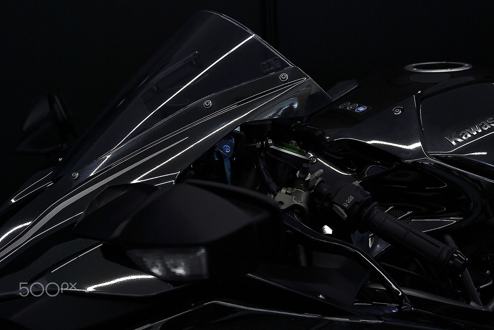 Nikon D200 sample photo. Ninjya ~kawasaki motorcycle~ photography