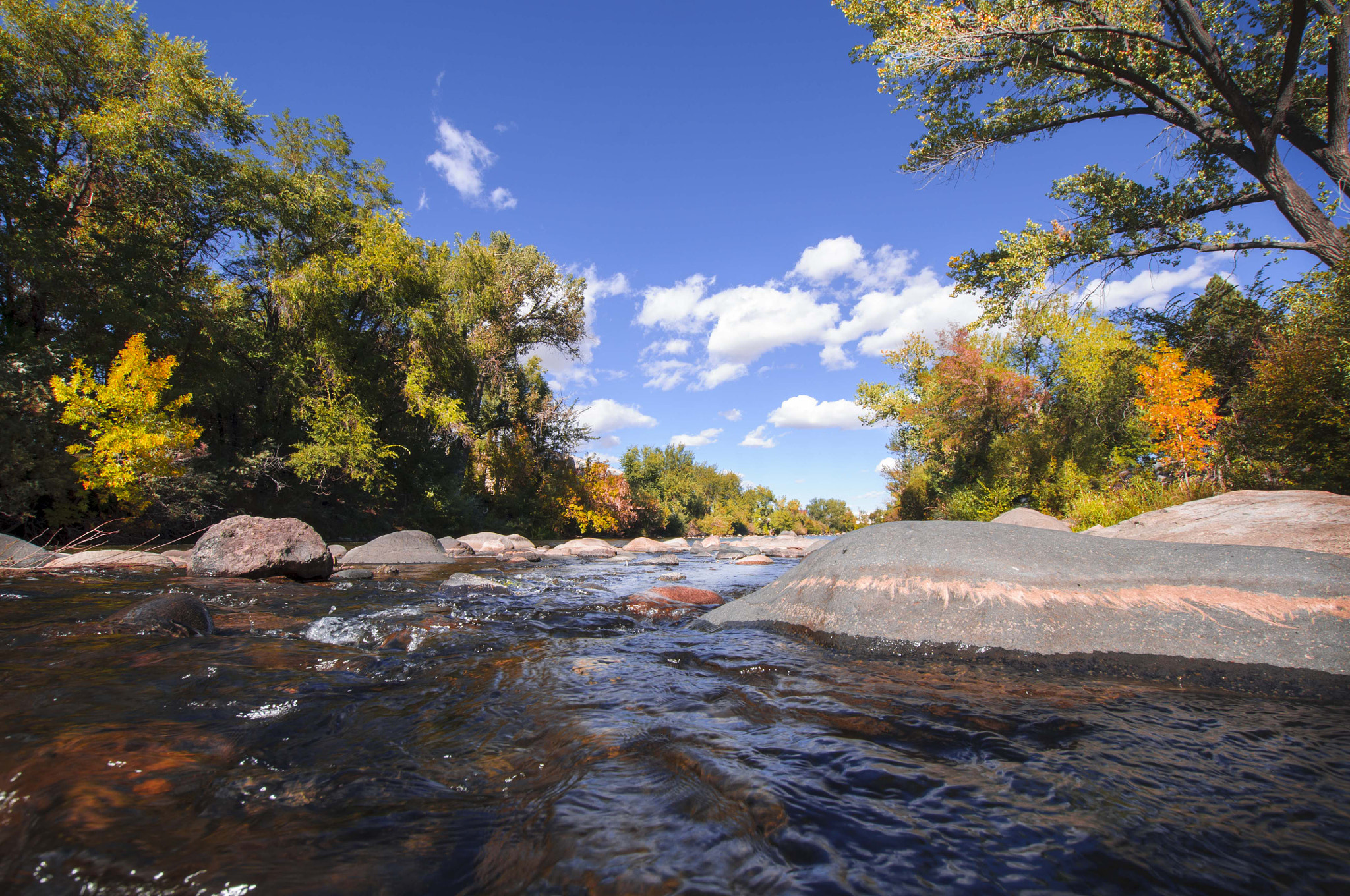 Nikon D5000 + Sigma 10-20mm F3.5 EX DC HSM sample photo. Truckee river photography