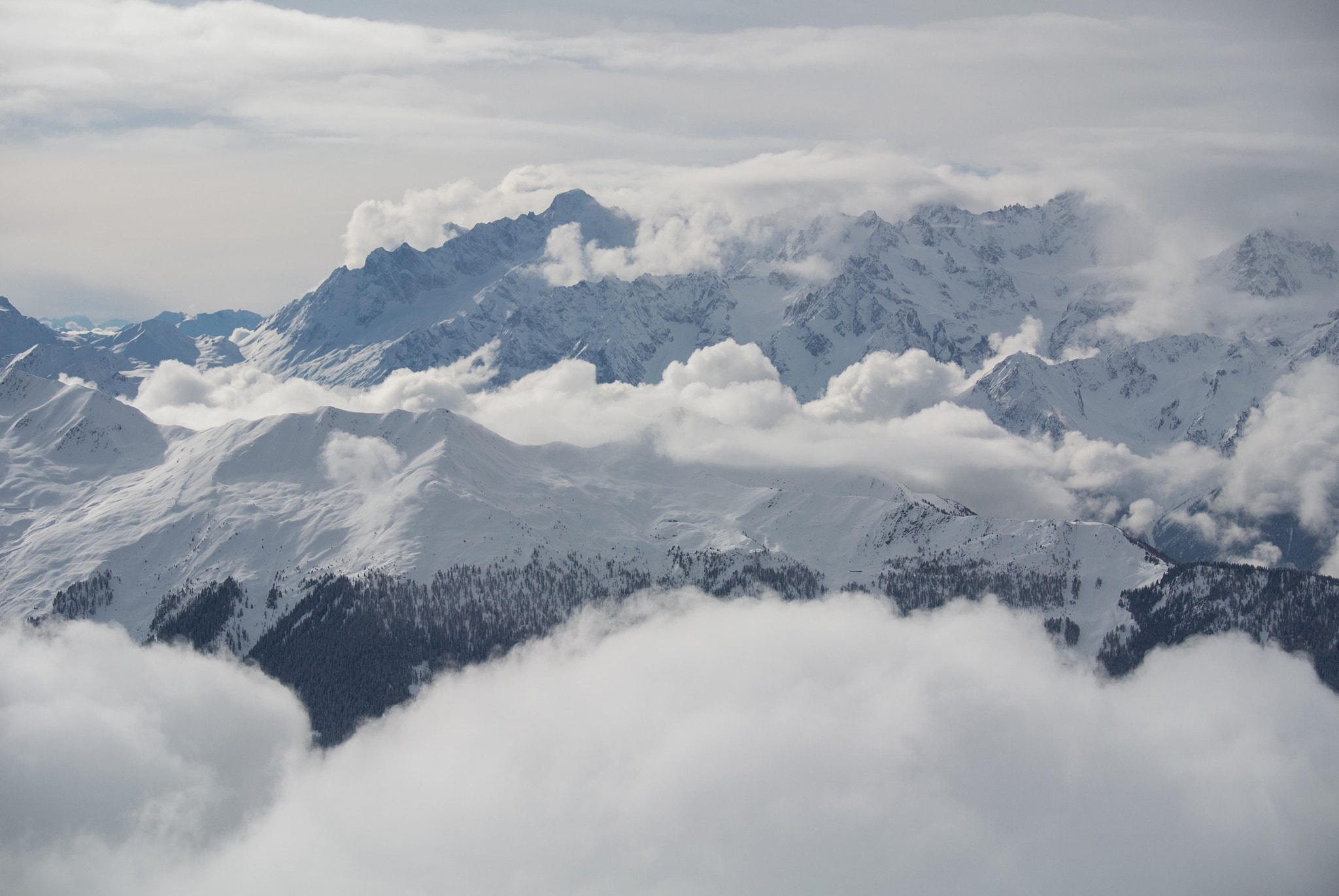Nikon 1 Nikkor VR 30-110mm F3.8-5.6 sample photo. Above the clouds, switzerland photography
