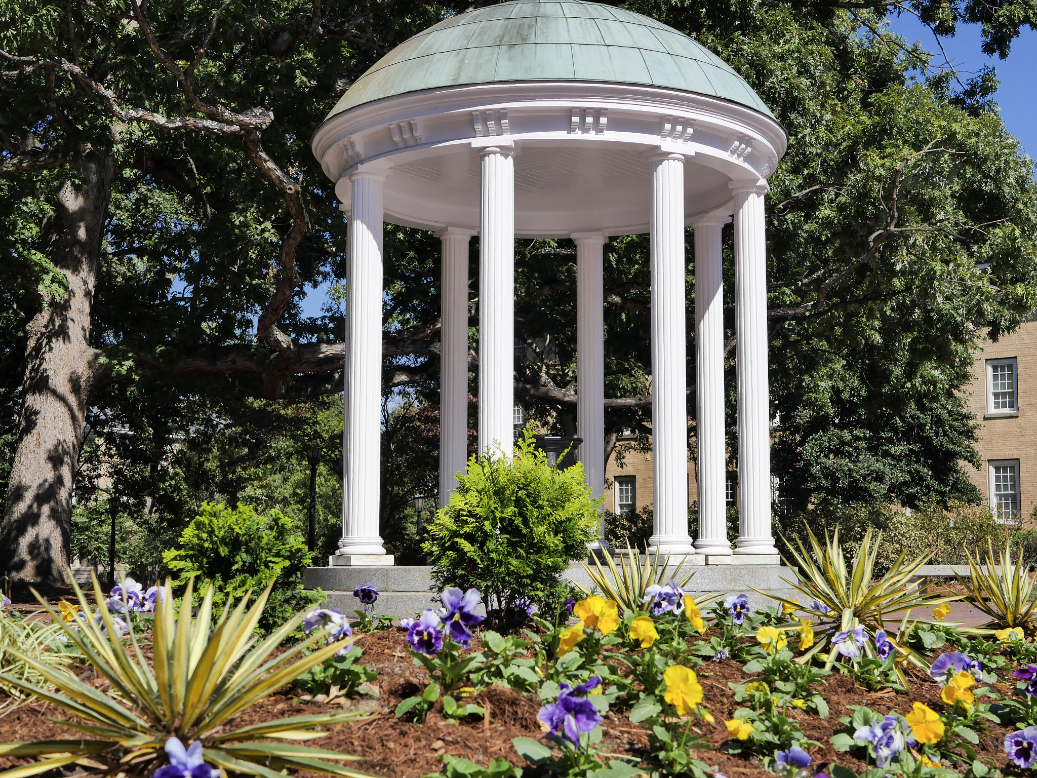 Panasonic Lumix DMC-GX8 + LUMIX G 25/F1.7 sample photo. The old well in chapel hill, nc, university day 2016 photography