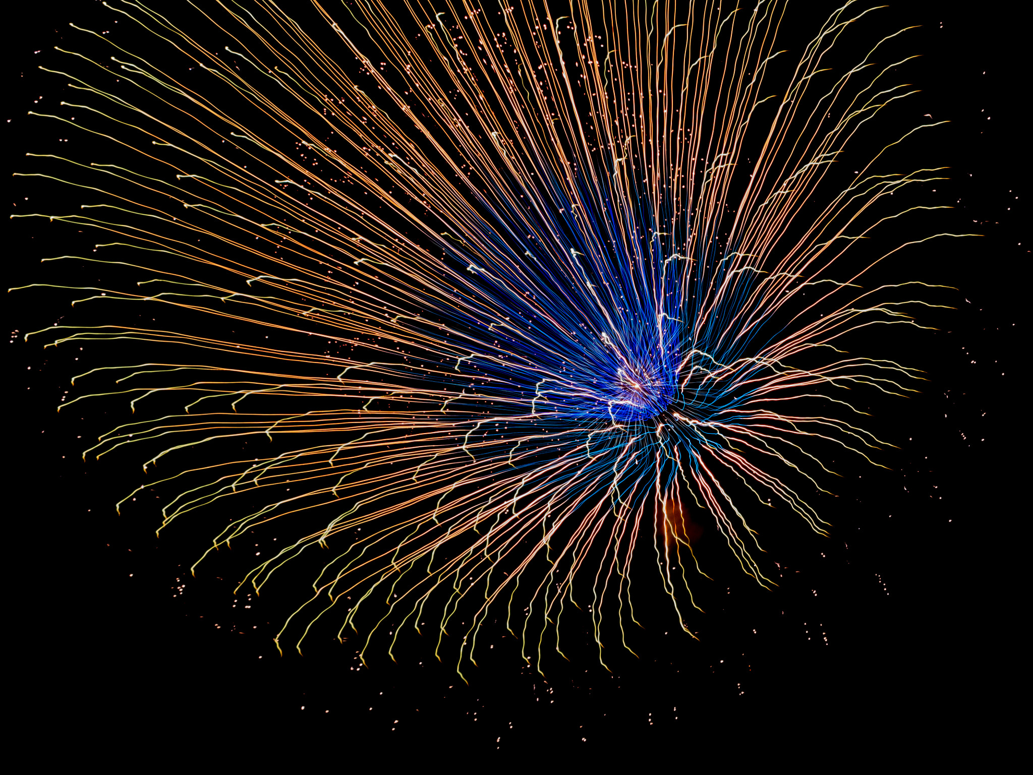 Canon EF 75-300mm F4.0-5.6 IS USM sample photo. Fireworks photography