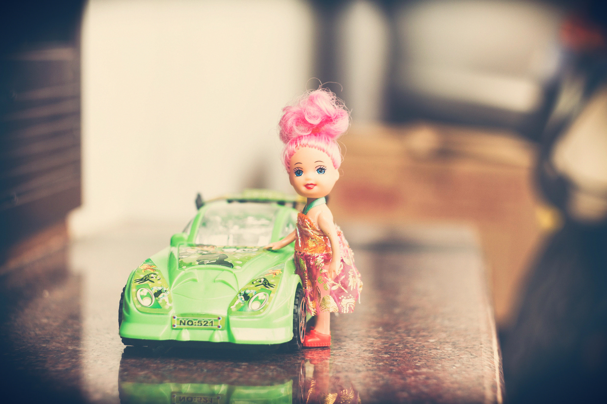Canon EF 35-80mm f/4-5.6 sample photo. Barbie's car photography