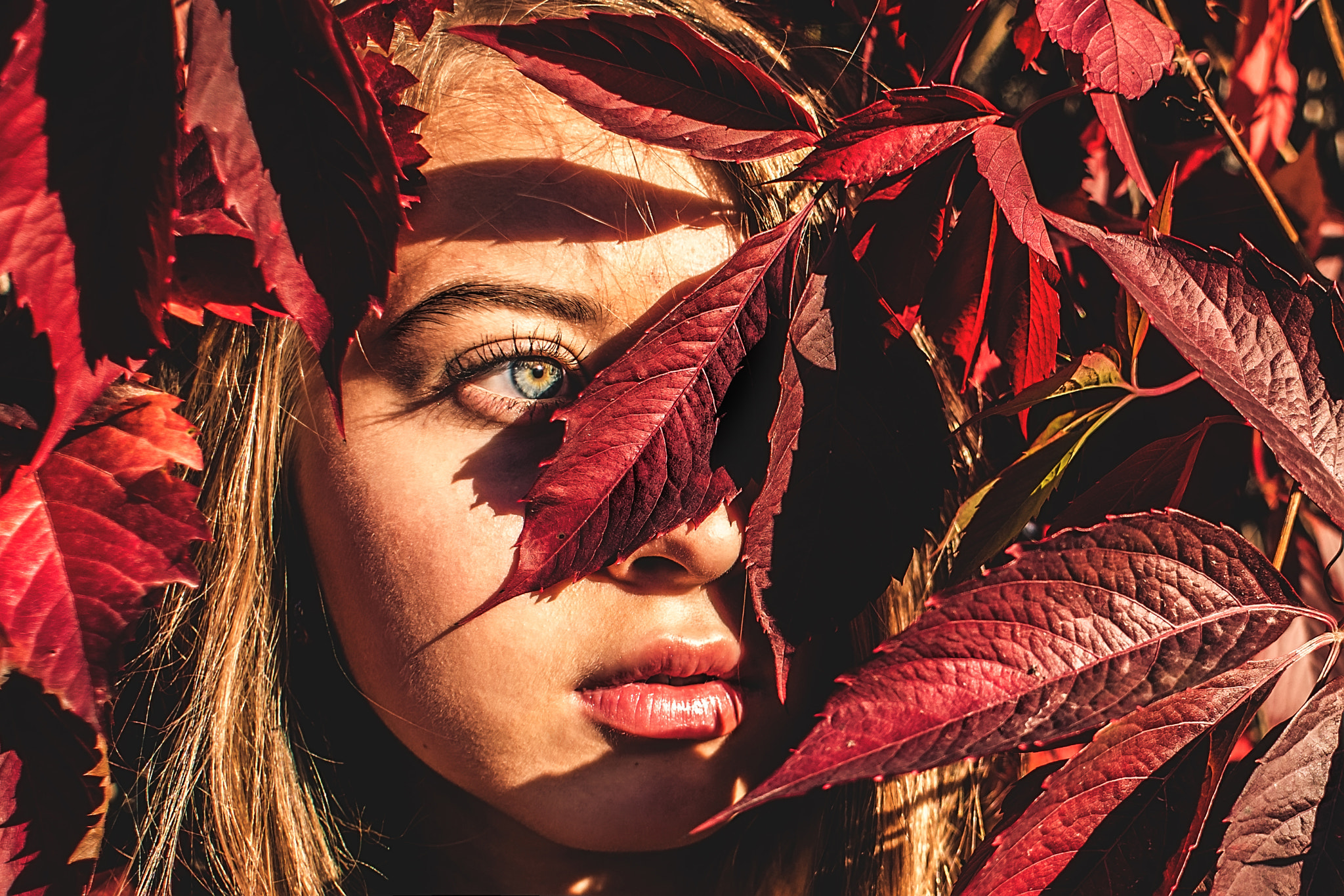 Nikon D810 + Nikon AF Nikkor 20mm F2.8D sample photo. Lady in a red photography