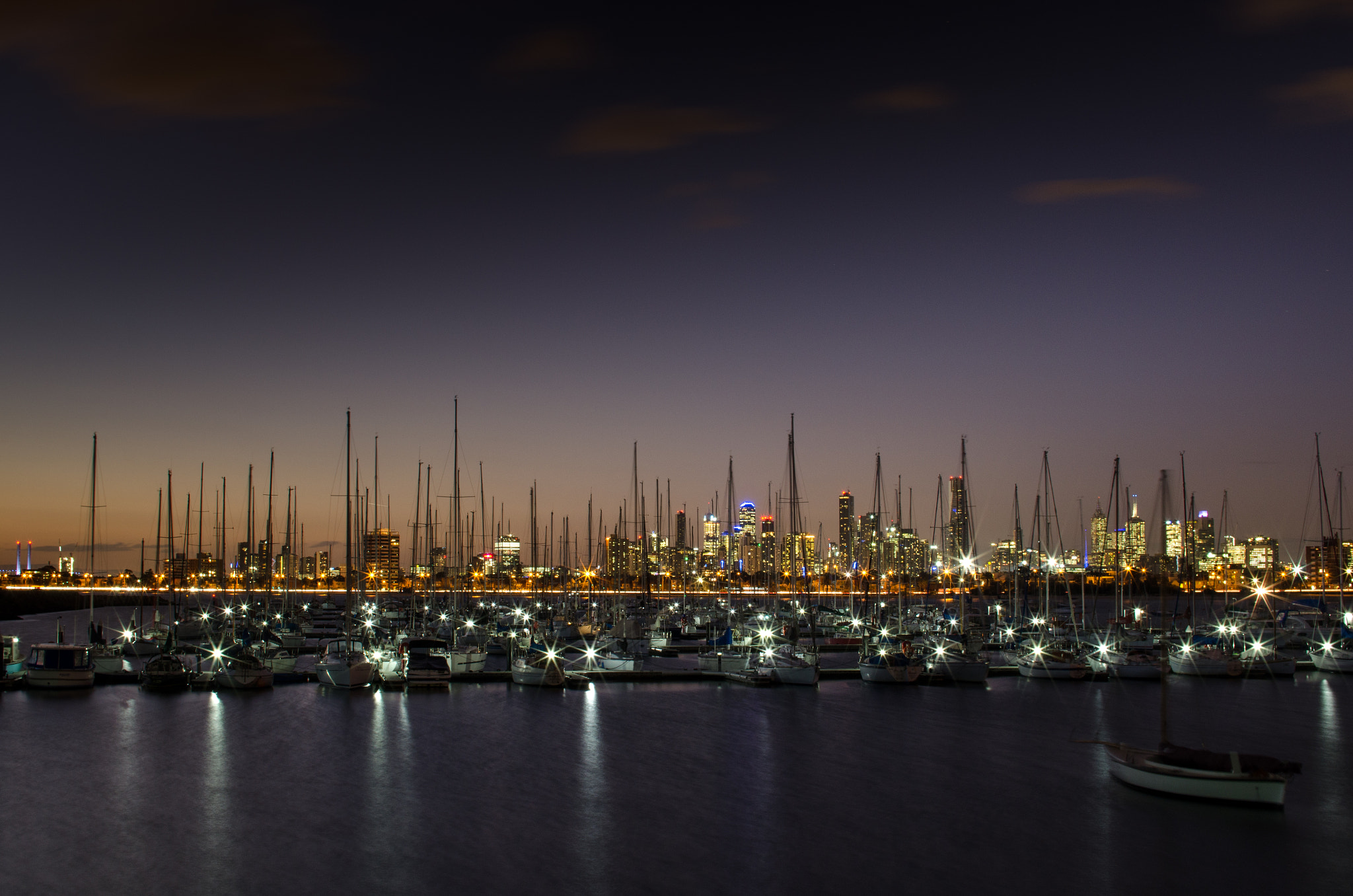 Nikon D7000 sample photo. Harbour at night photography